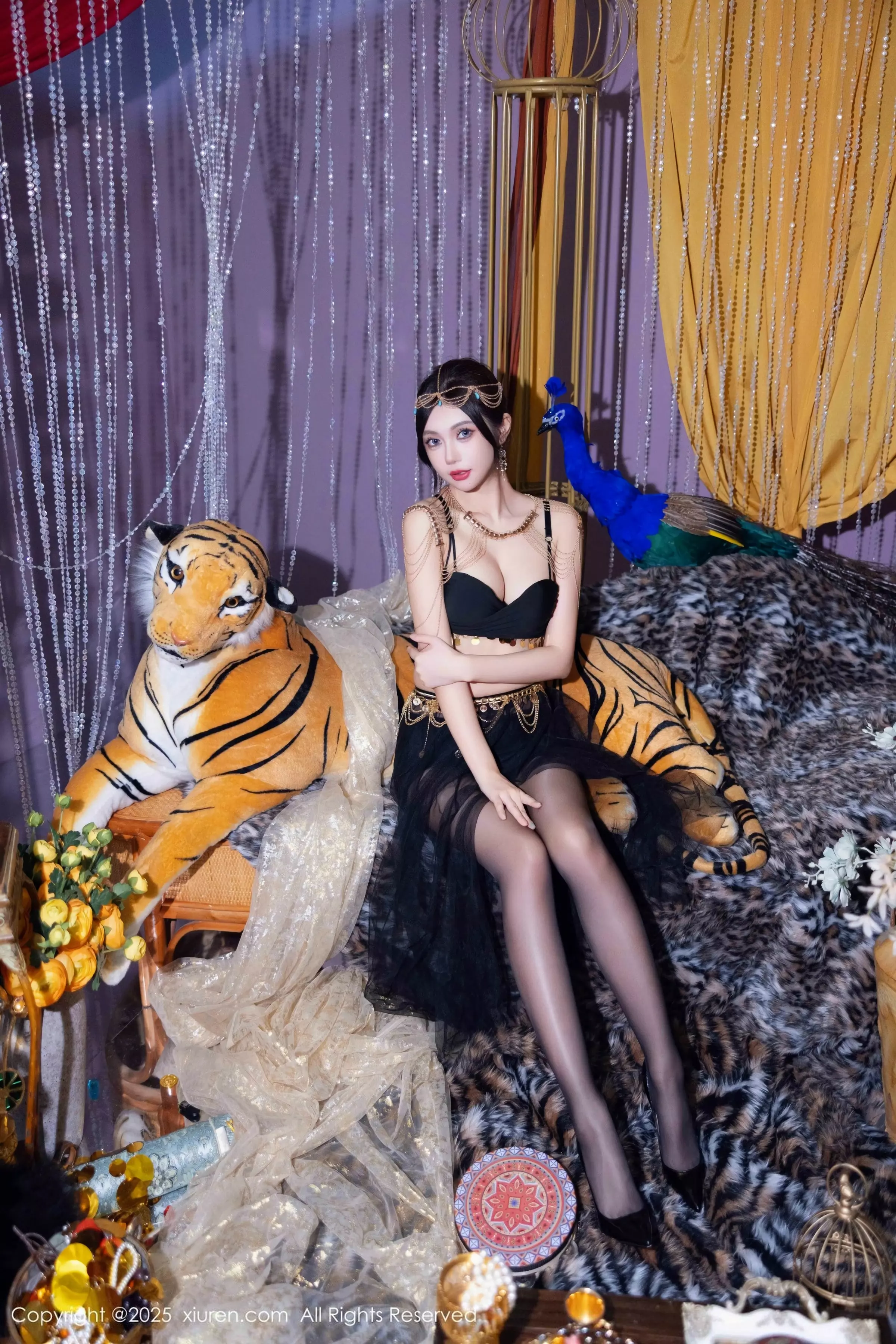 [[XiuRen秀人网]秀人网]No.10018_女神绮里嘉ula性感黑色轻透长裙露黑色内衣秀曼妙身姿诱惑写真79P