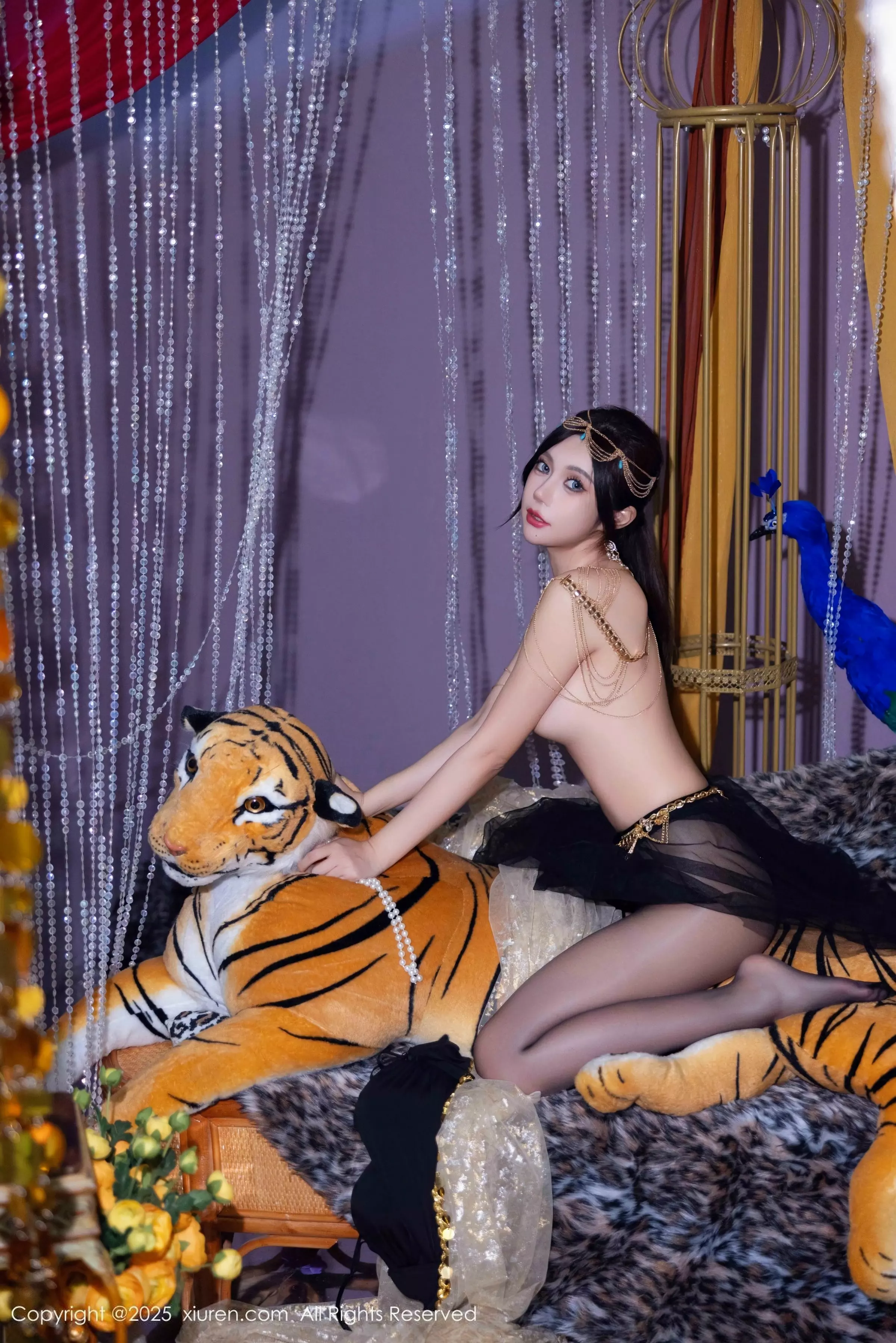 [[XiuRen秀人网]秀人网]No.10018_女神绮里嘉ula性感黑色轻透长裙露黑色内衣秀曼妙身姿诱惑写真79P