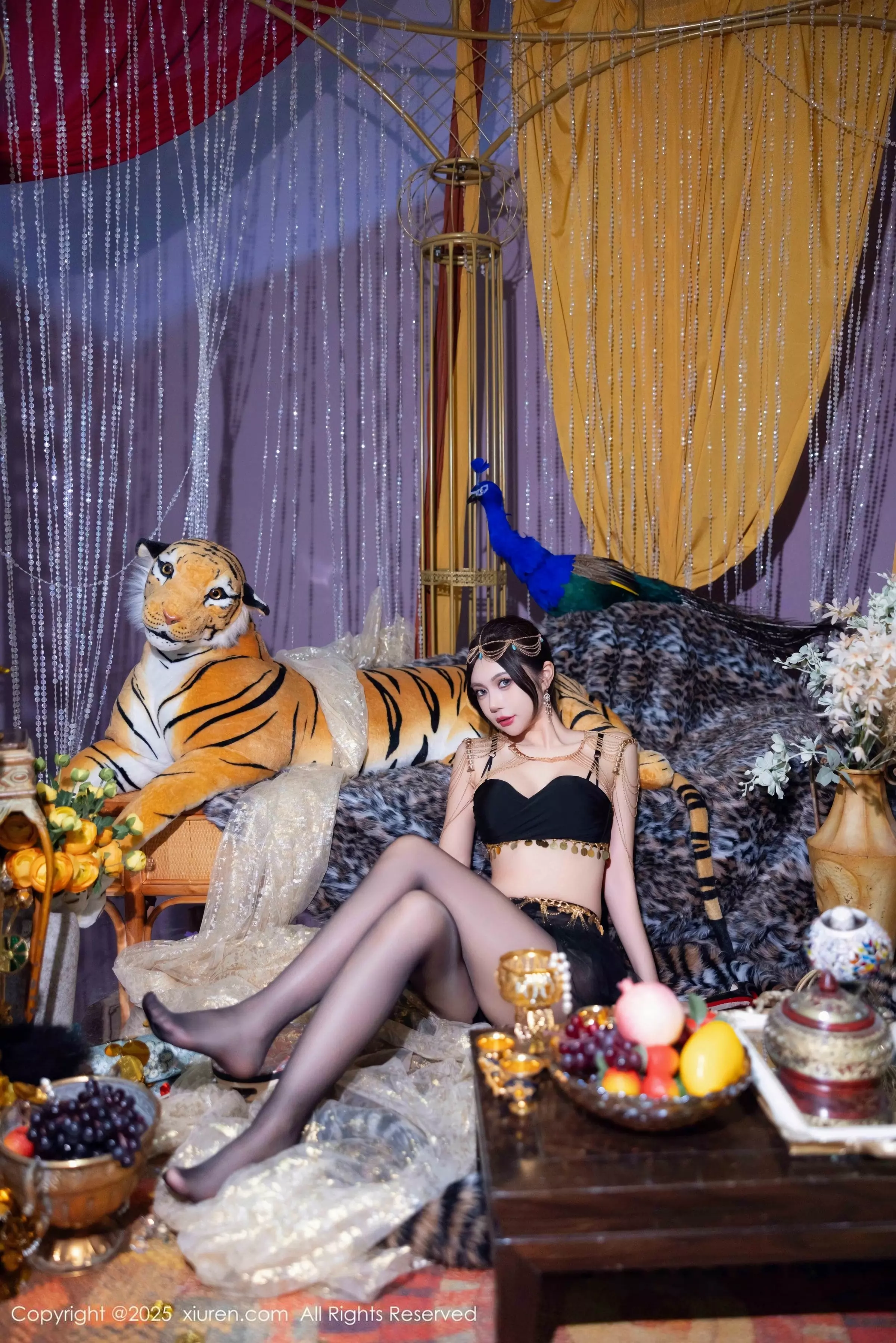 [[XiuRen秀人网]秀人网]No.10018_女神绮里嘉ula性感黑色轻透长裙露黑色内衣秀曼妙身姿诱惑写真79P