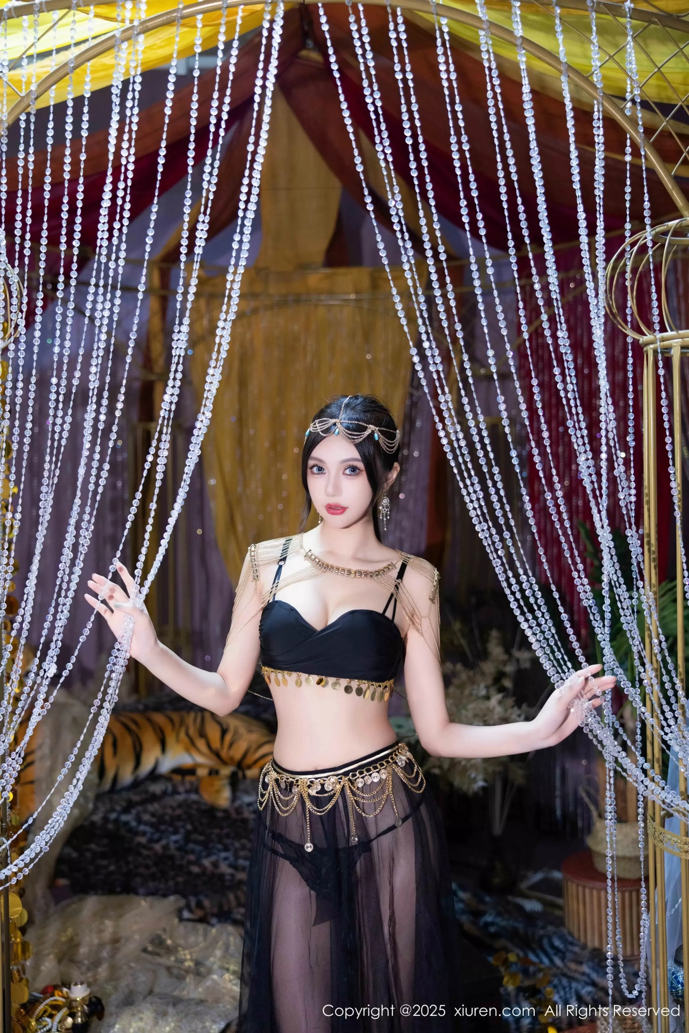 [[XiuRen秀人网]秀人网]No.10018_女神绮里嘉ula性感黑色轻透长裙露黑色内衣秀曼妙身姿诱惑写真79P