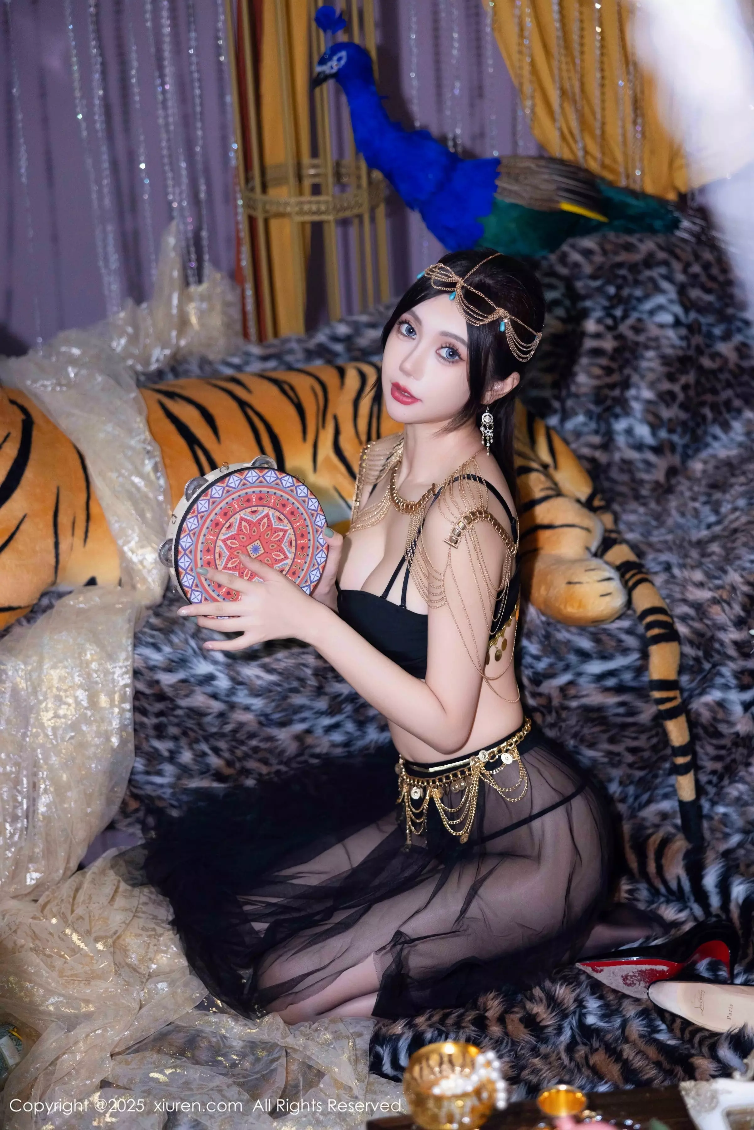 [[XiuRen秀人网]秀人网]No.10018_女神绮里嘉ula性感黑色轻透长裙露黑色内衣秀曼妙身姿诱惑写真79P