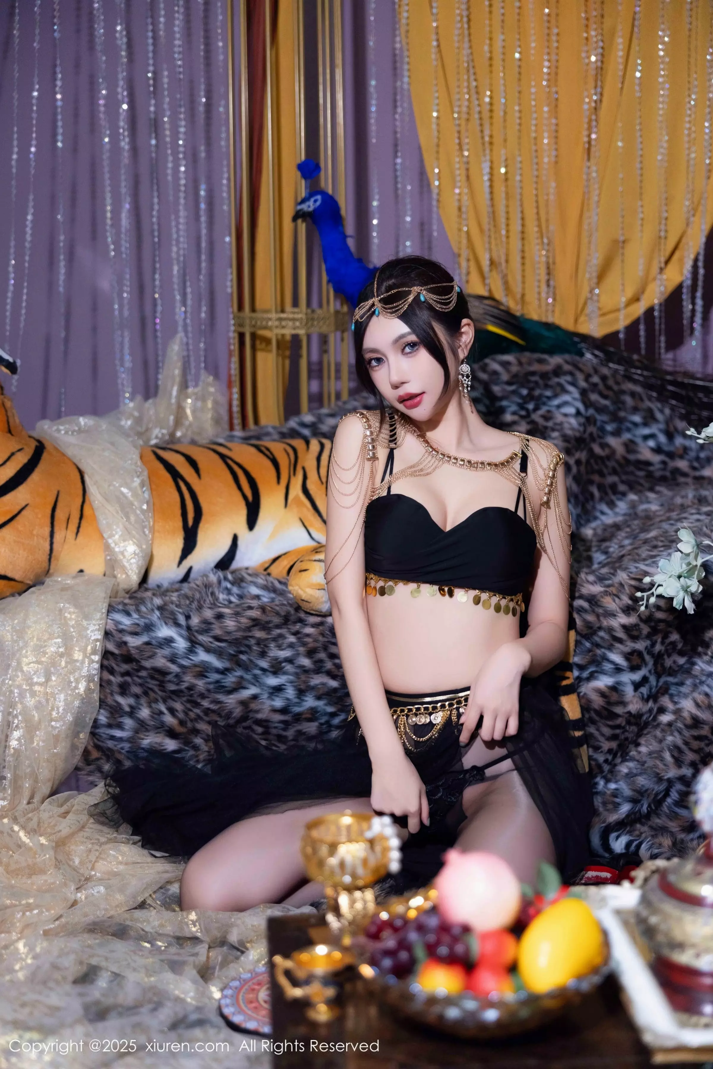 [[XiuRen秀人网]秀人网]No.10018_女神绮里嘉ula性感黑色轻透长裙露黑色内衣秀曼妙身姿诱惑写真79P