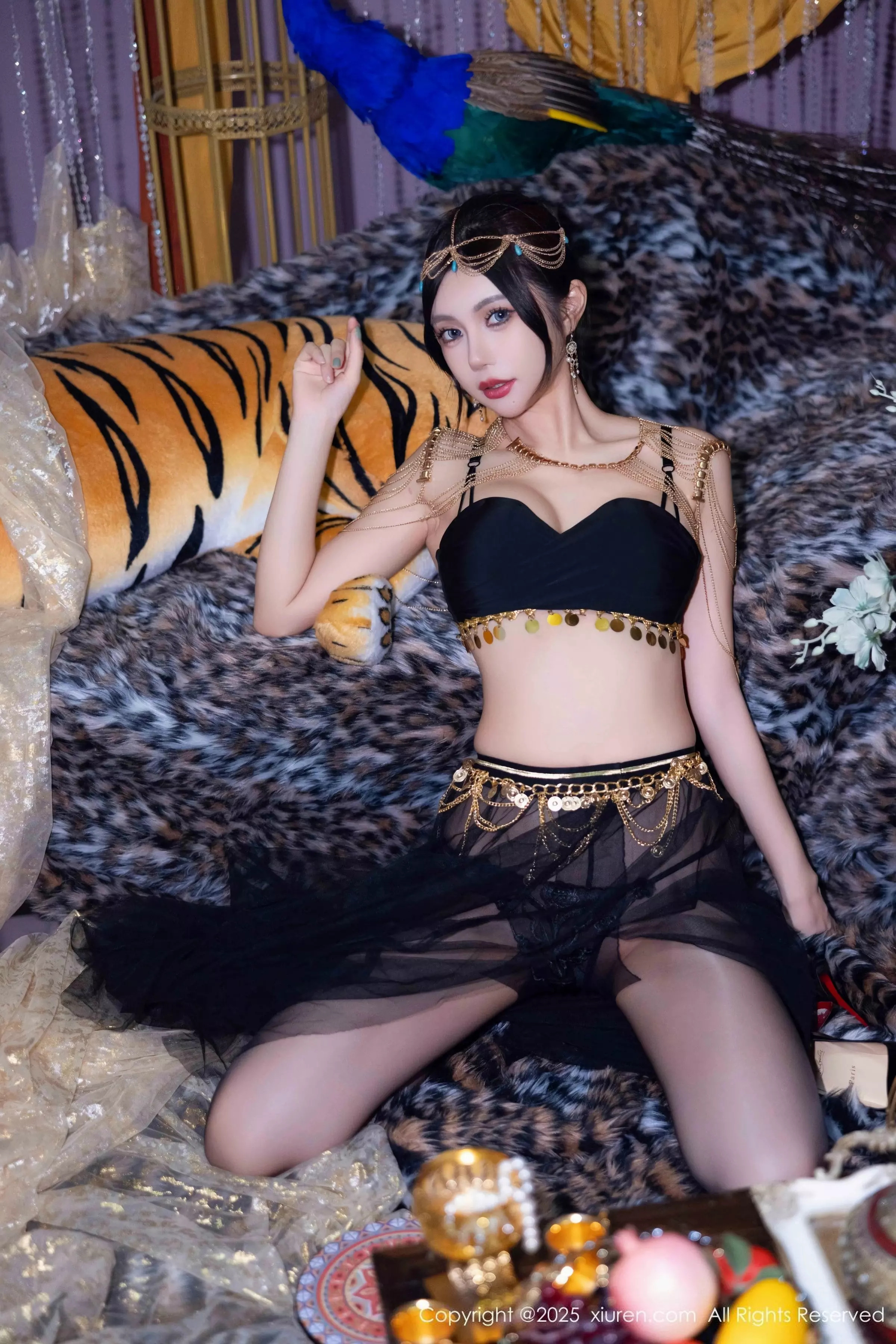 [[XiuRen秀人网]秀人网]No.10018_女神绮里嘉ula性感黑色轻透长裙露黑色内衣秀曼妙身姿诱惑写真79P