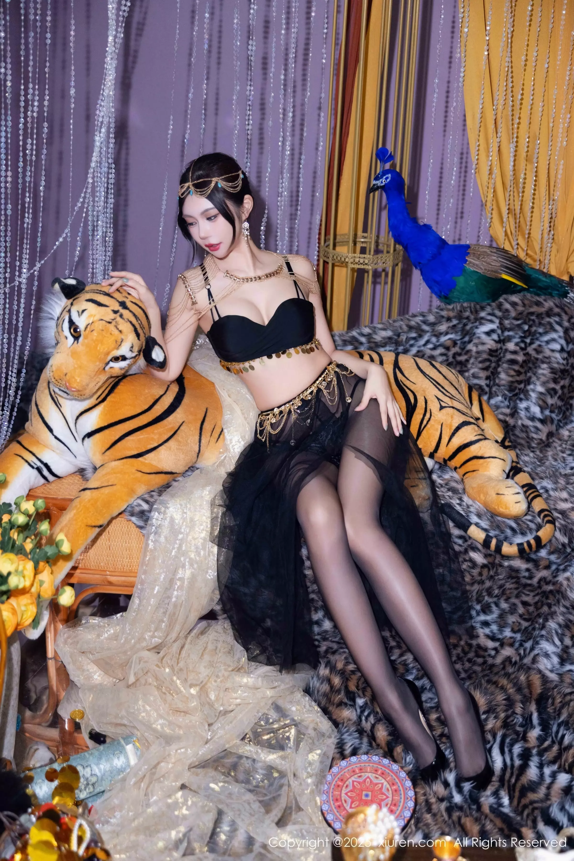 [[XiuRen秀人网]秀人网]No.10018_女神绮里嘉ula性感黑色轻透长裙露黑色内衣秀曼妙身姿诱惑写真79P