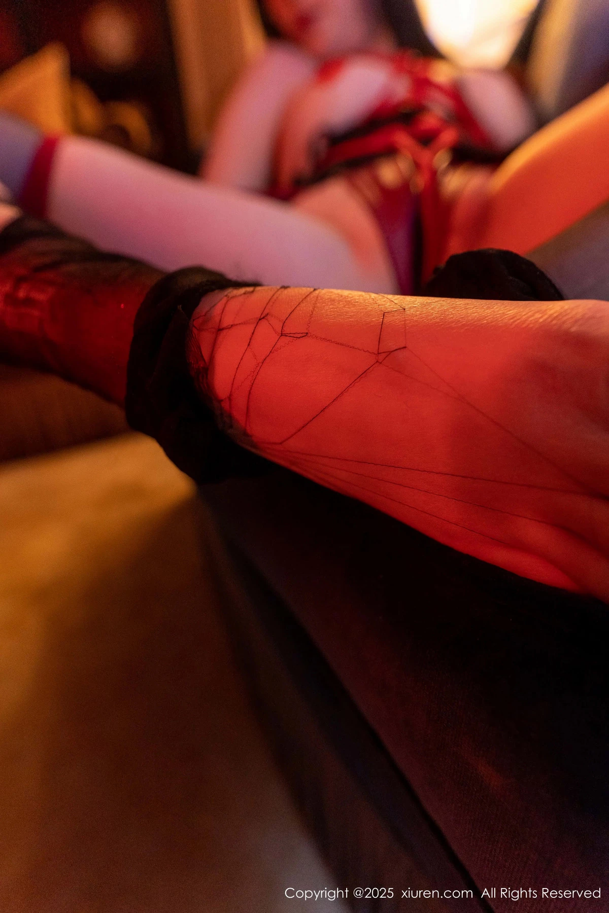 [[XiuRen秀人网]秀人网]No.9891_模特软情暗色灯光下情趣绳艺捆绑配黑丝吊袜秀丰满身材诱惑写真90P