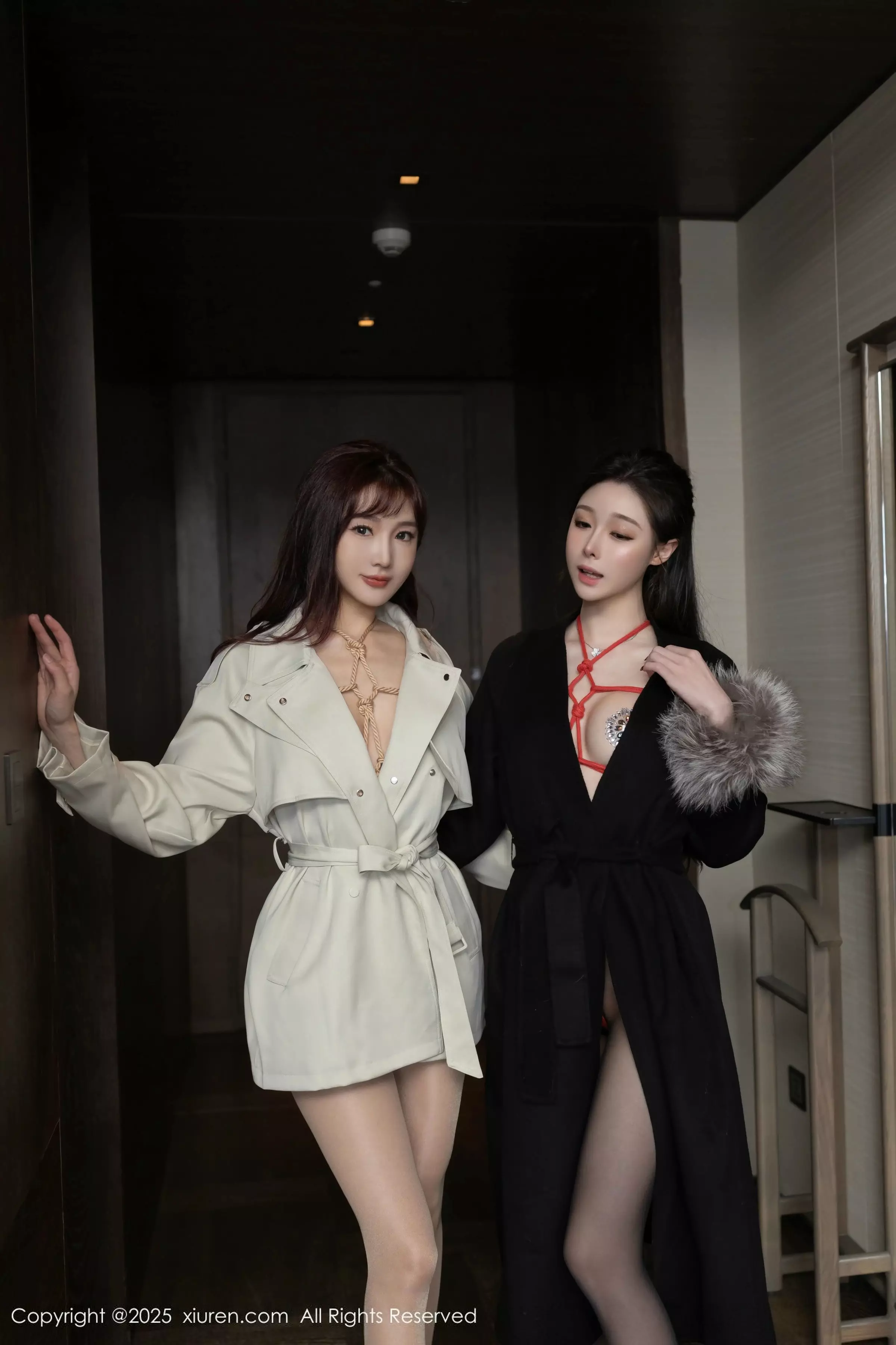 [[XiuRen秀人网]秀人网]No.10107_模特合集陆萱萱＆小逗逗绳艺捆绑情趣内衣秀惹火身材诱惑写真80P