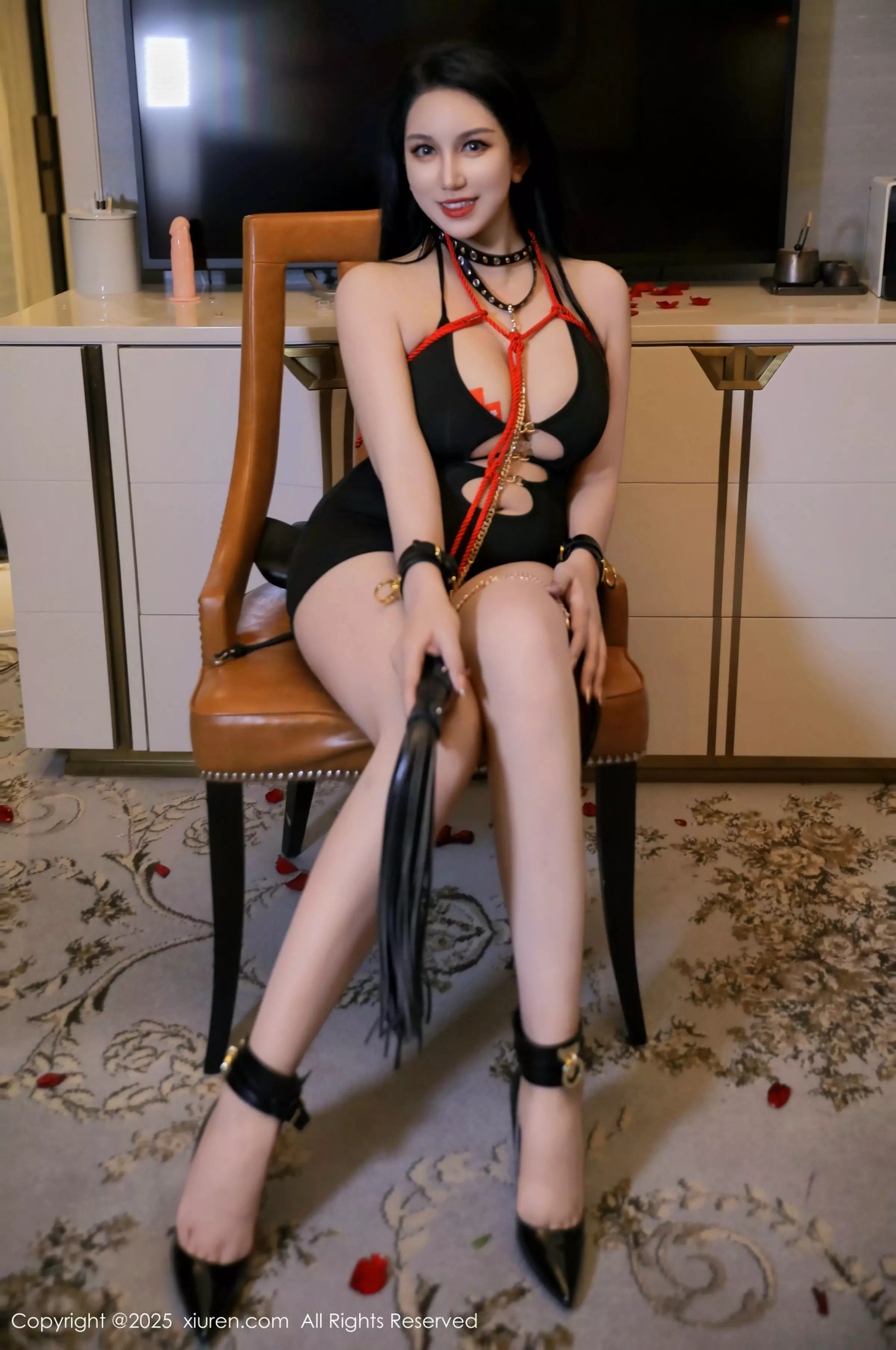 [[XiuRen秀人网]秀人网]No.10103_模特合集女神乔安娜情趣捆绑性感红色情趣服饰秀凹凸身材诱惑写真64P