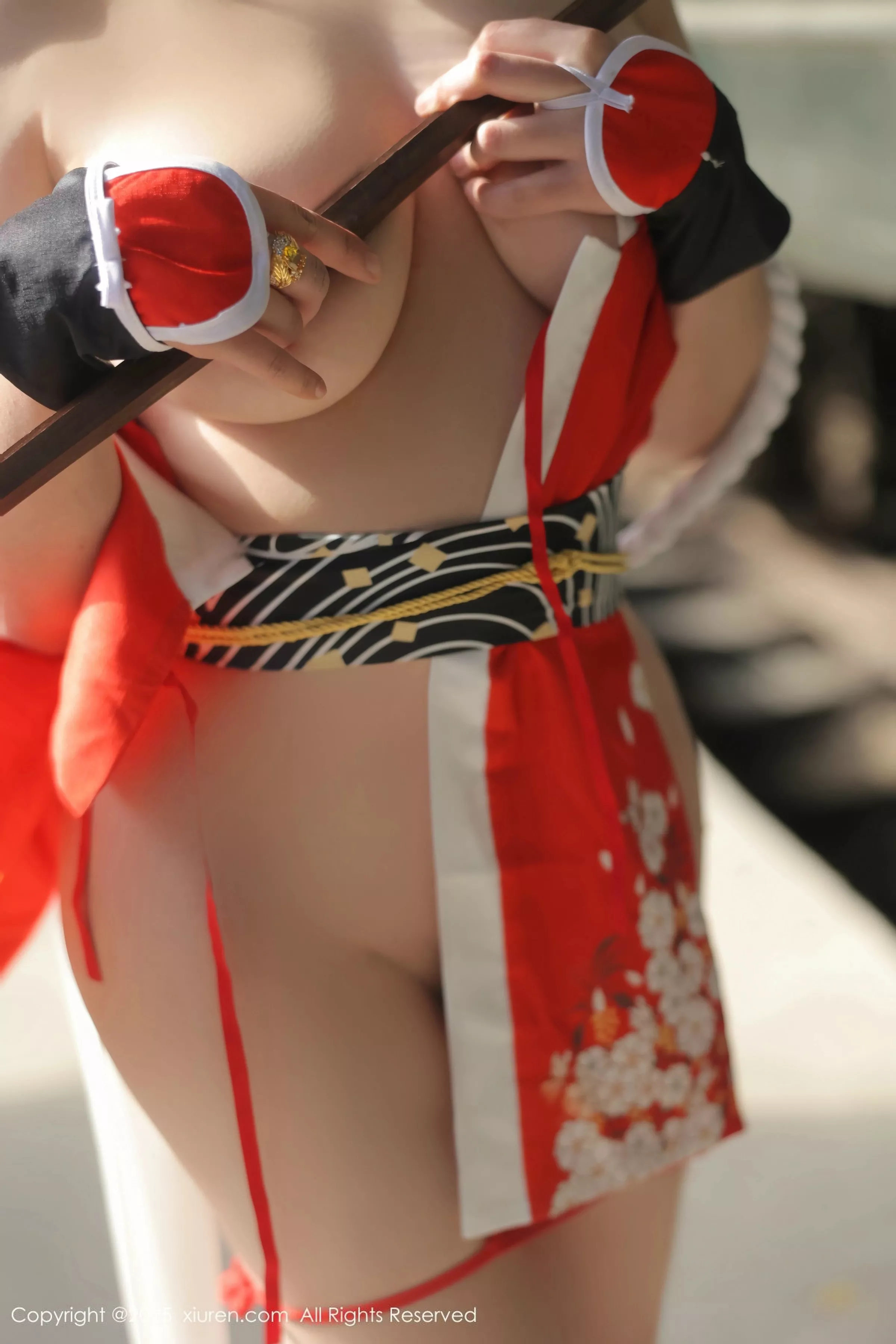 [[XiuRen秀人网]秀人网]No.10133_模特林若凡F性感红色不知火舞服饰配丁字裤秀丰满身材诱惑写真81P