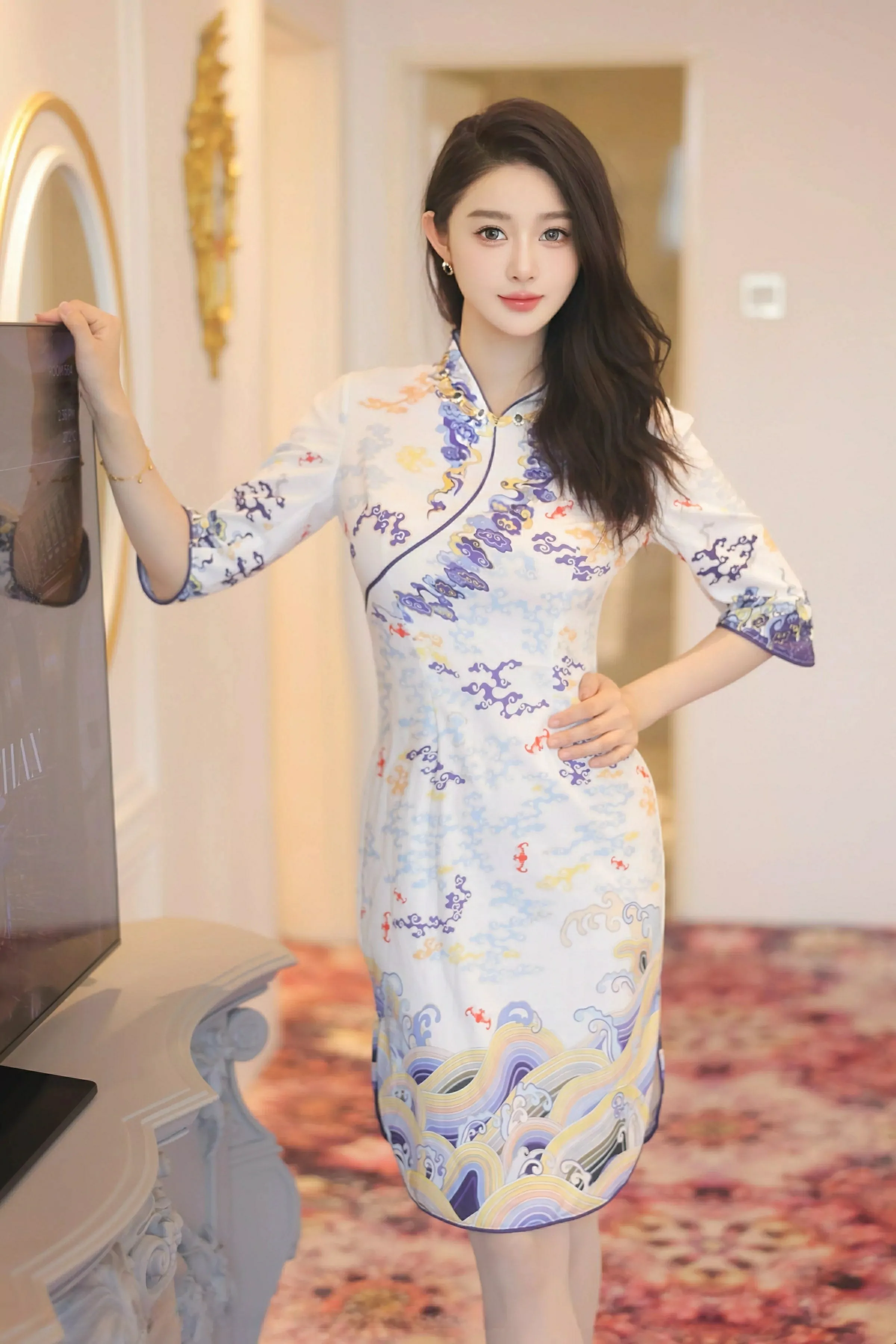 [[XiuRen秀人网]秀人网]No.10144_模特Candy糖糖性感空姐制服配超薄肉丝秀丰腴身姿撩人诱惑写真95P