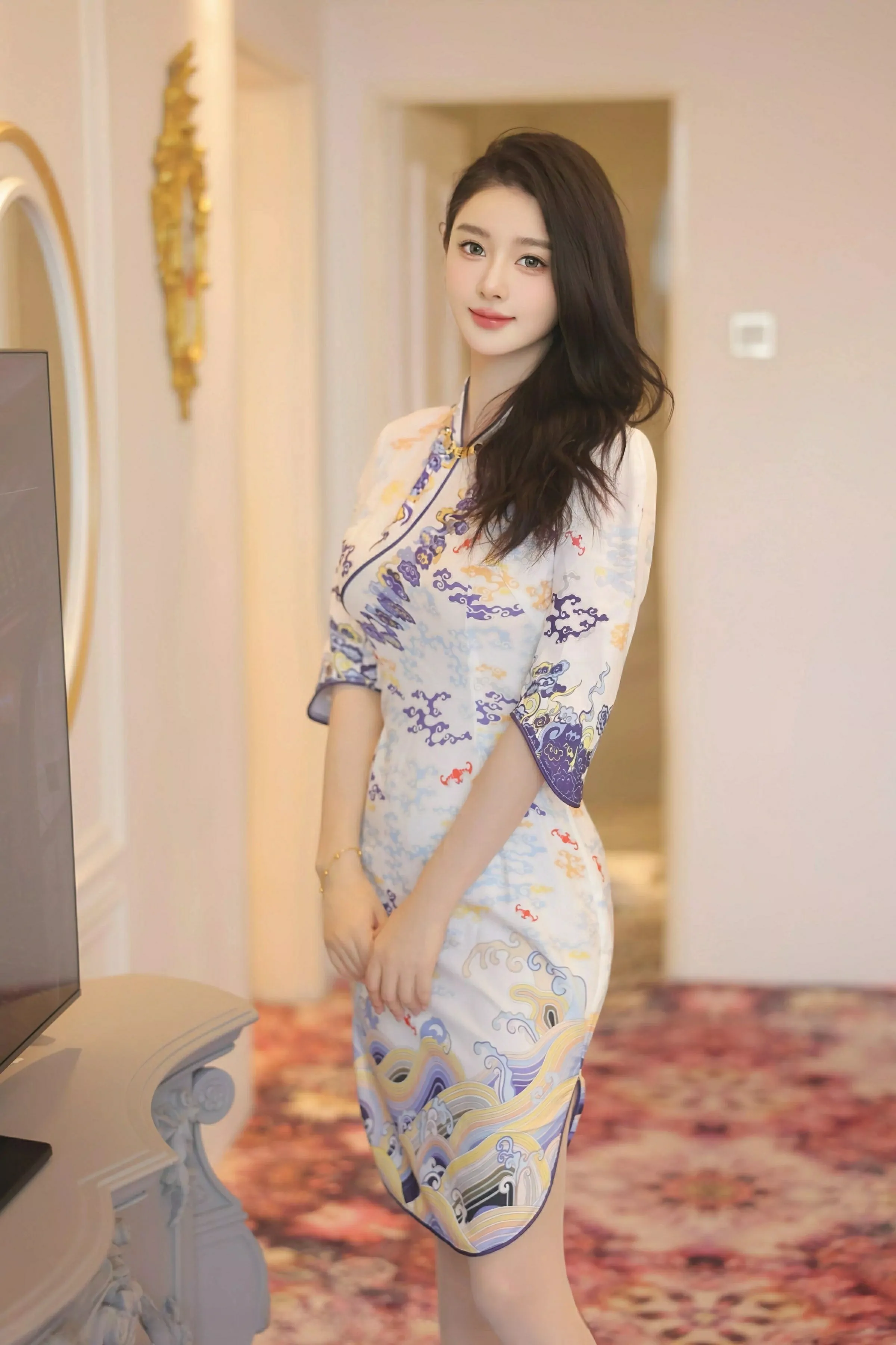 [[XiuRen秀人网]秀人网]No.10144_模特Candy糖糖性感空姐制服配超薄肉丝秀丰腴身姿撩人诱惑写真95P