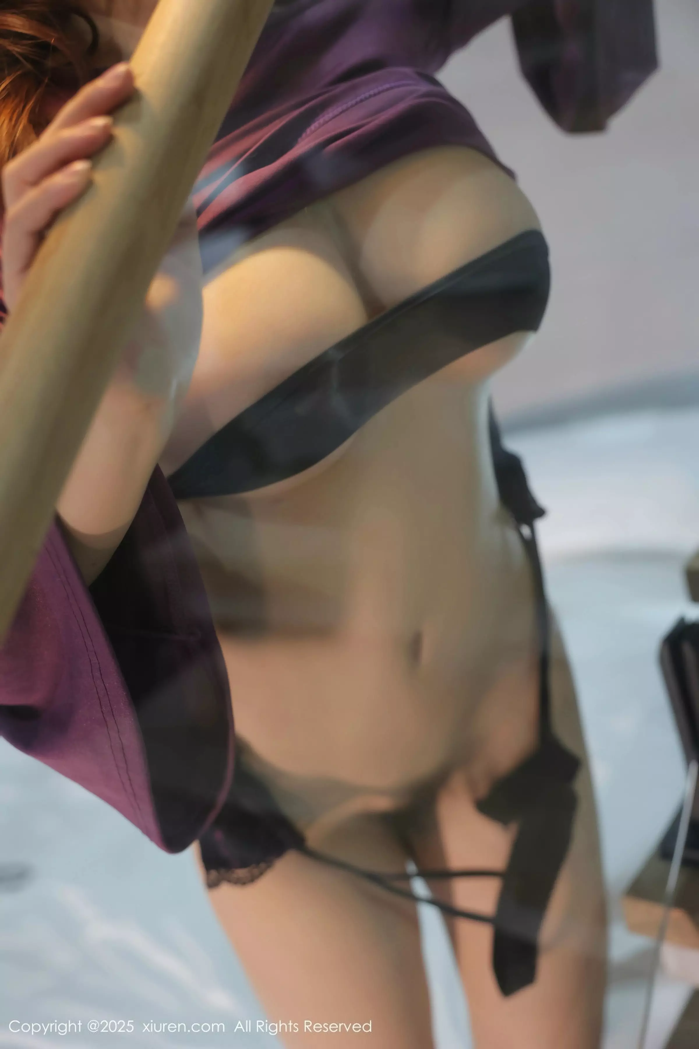 [[XiuRen秀人网]秀人网]No.10044_模特张庭蓉私房性感蓝色蕾丝内衣配黑丝吊袜秀丰腴身姿诱惑写真90P