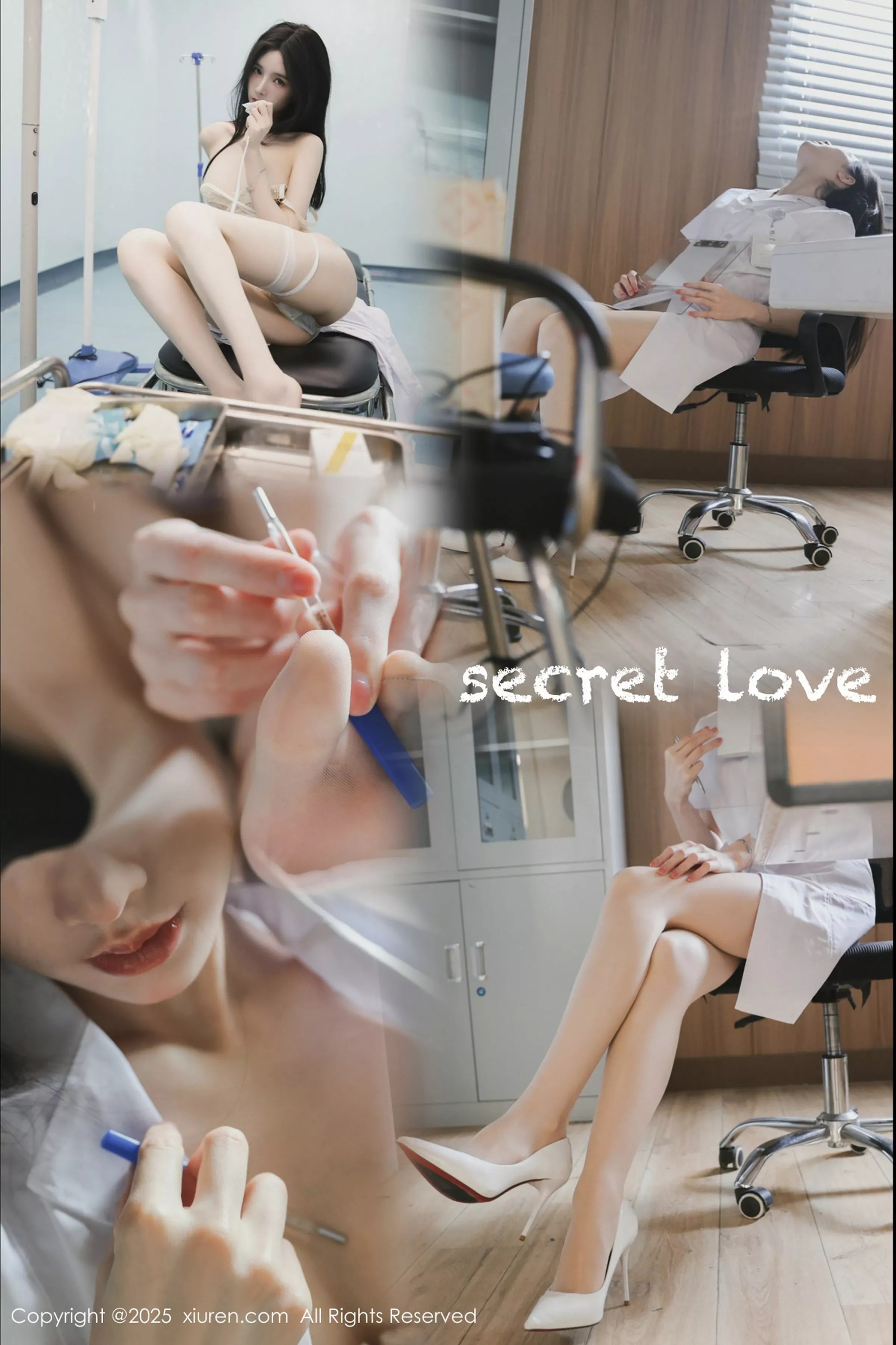 [[XiuRen秀人网]秀人网]No.10190_新人模特布丁wow白色护士制服配超薄肉丝秀修长美腿性感写真80P