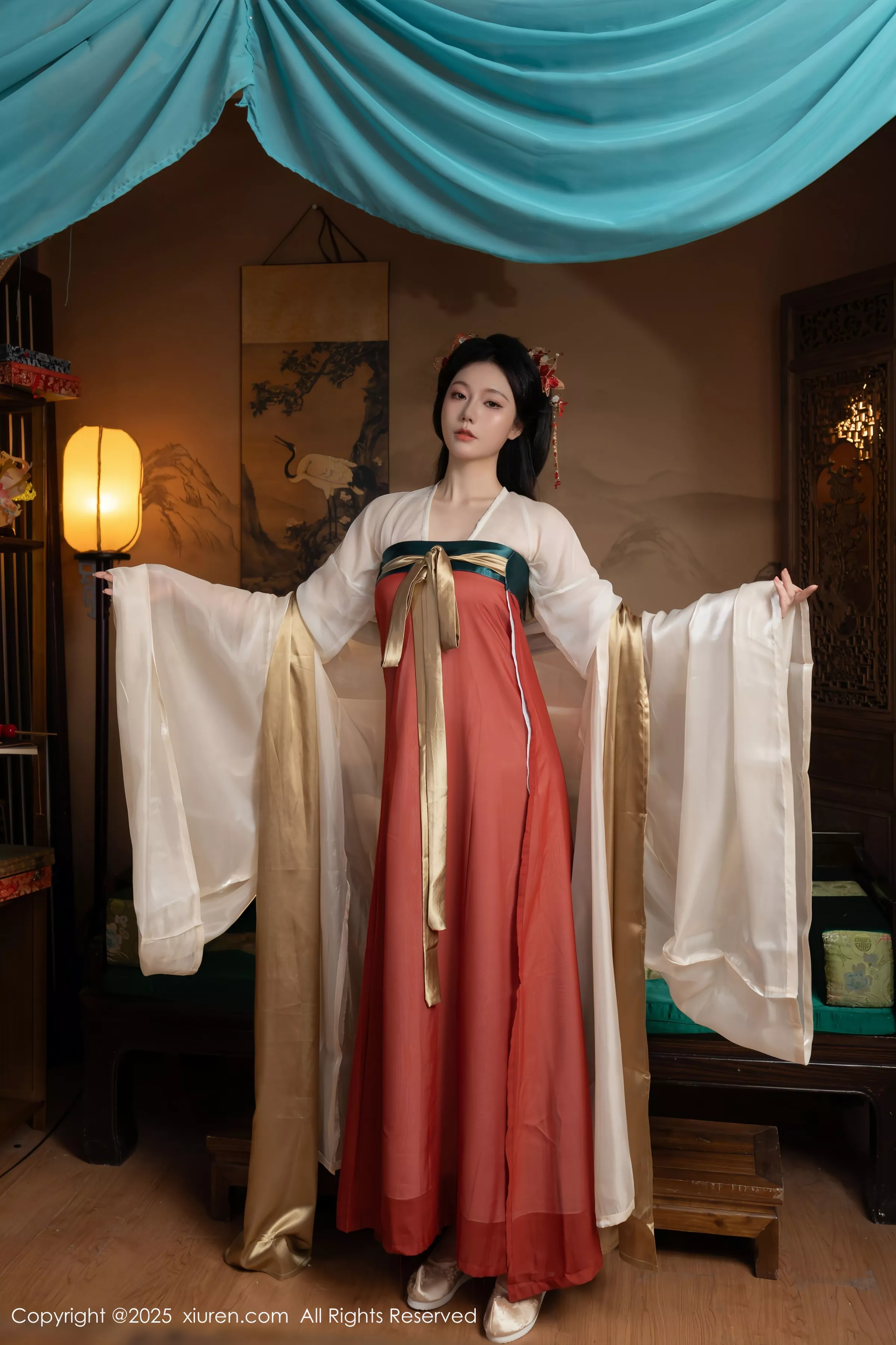 [[XiuRen秀人网]秀人网]No.10223_模特合集女神陆萱萱＆安然anran激情互动薄纱古装撩人诱惑写真80P