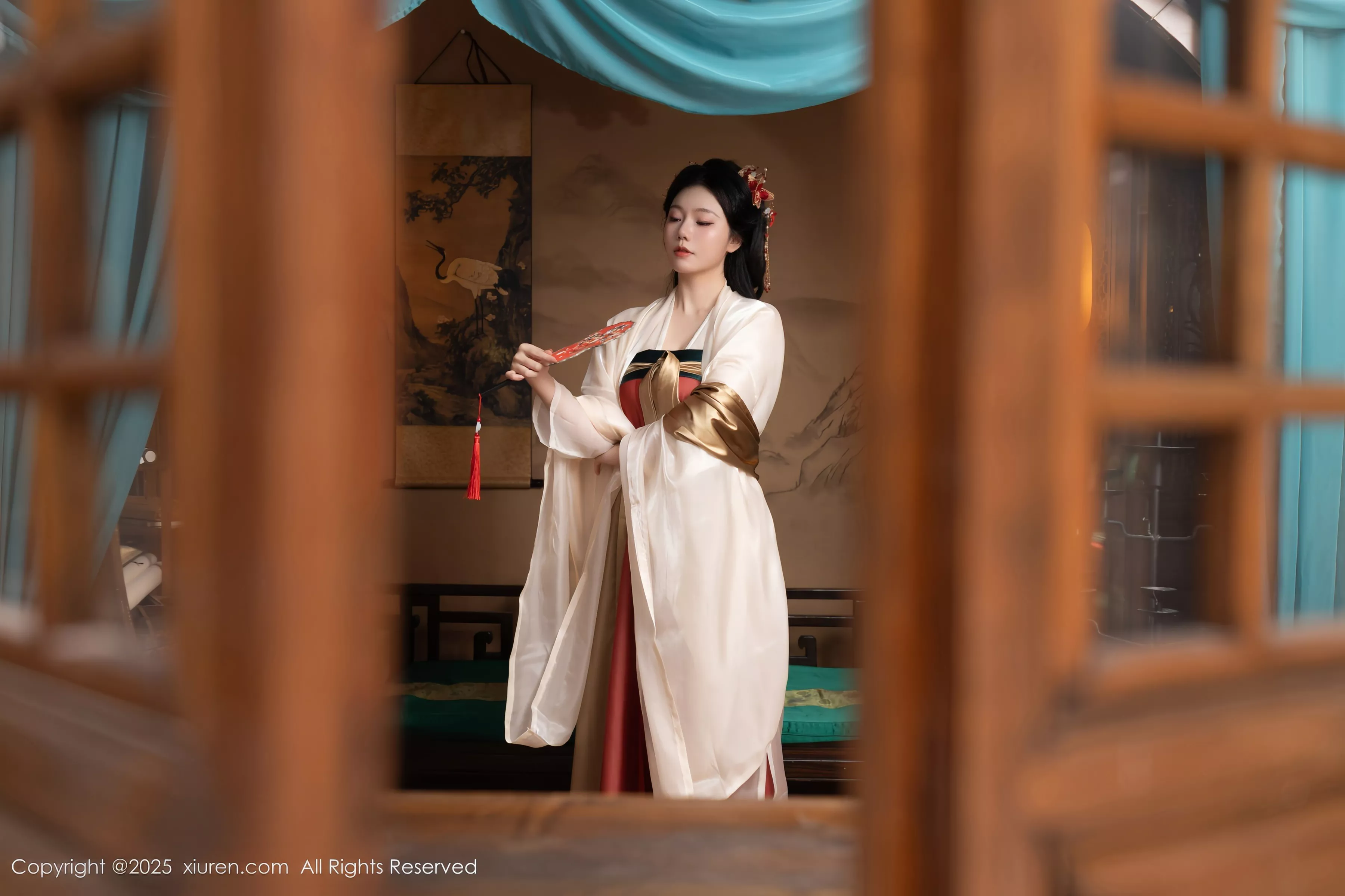 [[XiuRen秀人网]秀人网]No.10223_模特合集女神陆萱萱＆安然anran激情互动薄纱古装撩人诱惑写真80P