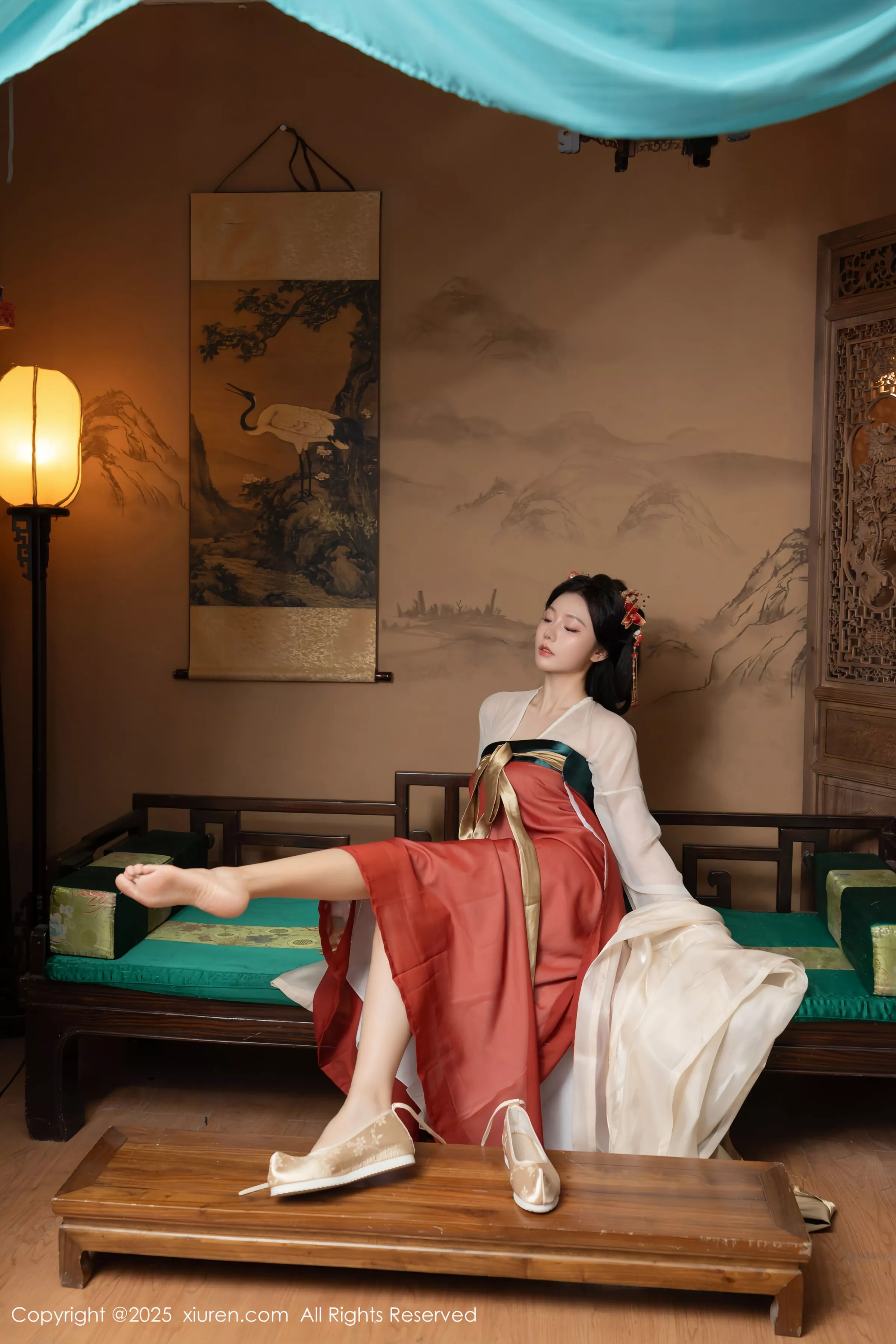 [[XiuRen秀人网]秀人网]No.10223_模特合集女神陆萱萱＆安然anran激情互动薄纱古装撩人诱惑写真80P