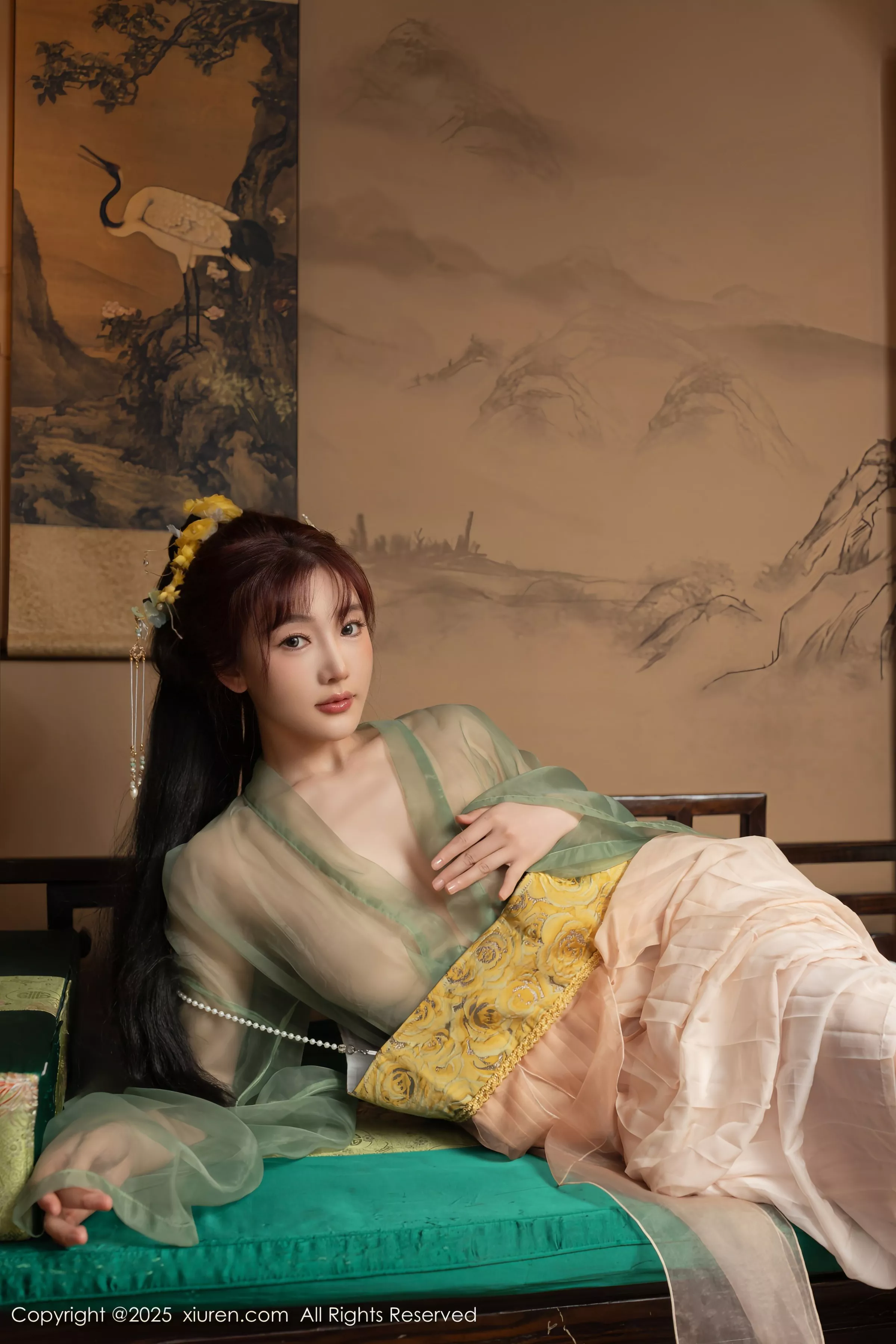 [[XiuRen秀人网]秀人网]No.10223_模特合集女神陆萱萱＆安然anran激情互动薄纱古装撩人诱惑写真80P