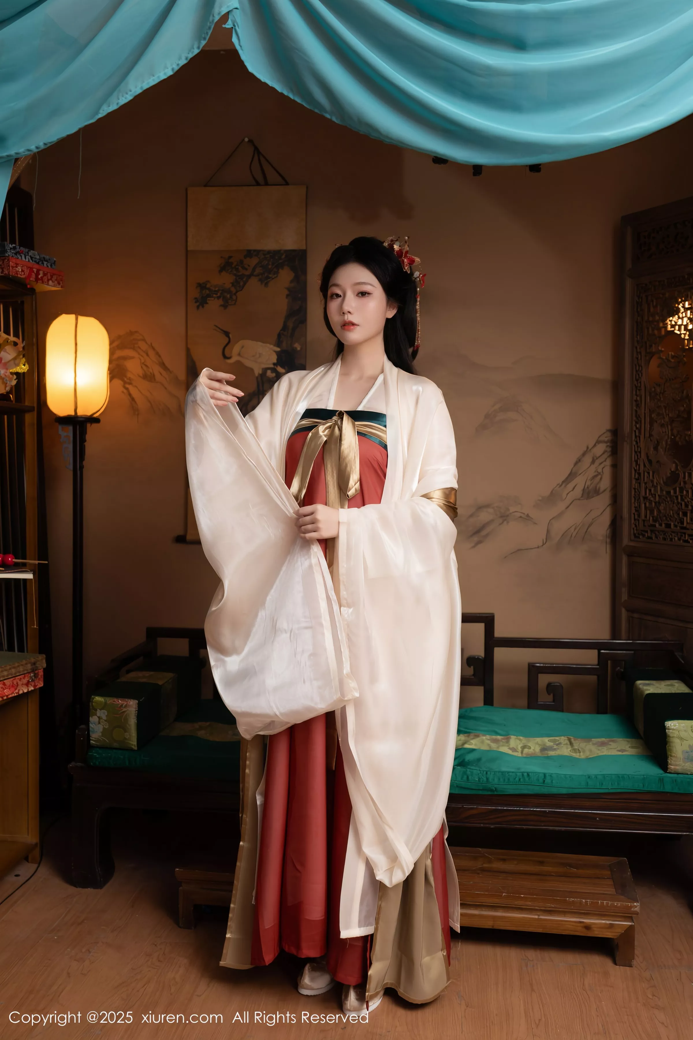 [[XiuRen秀人网]秀人网]No.10223_模特合集女神陆萱萱＆安然anran激情互动薄纱古装撩人诱惑写真80P