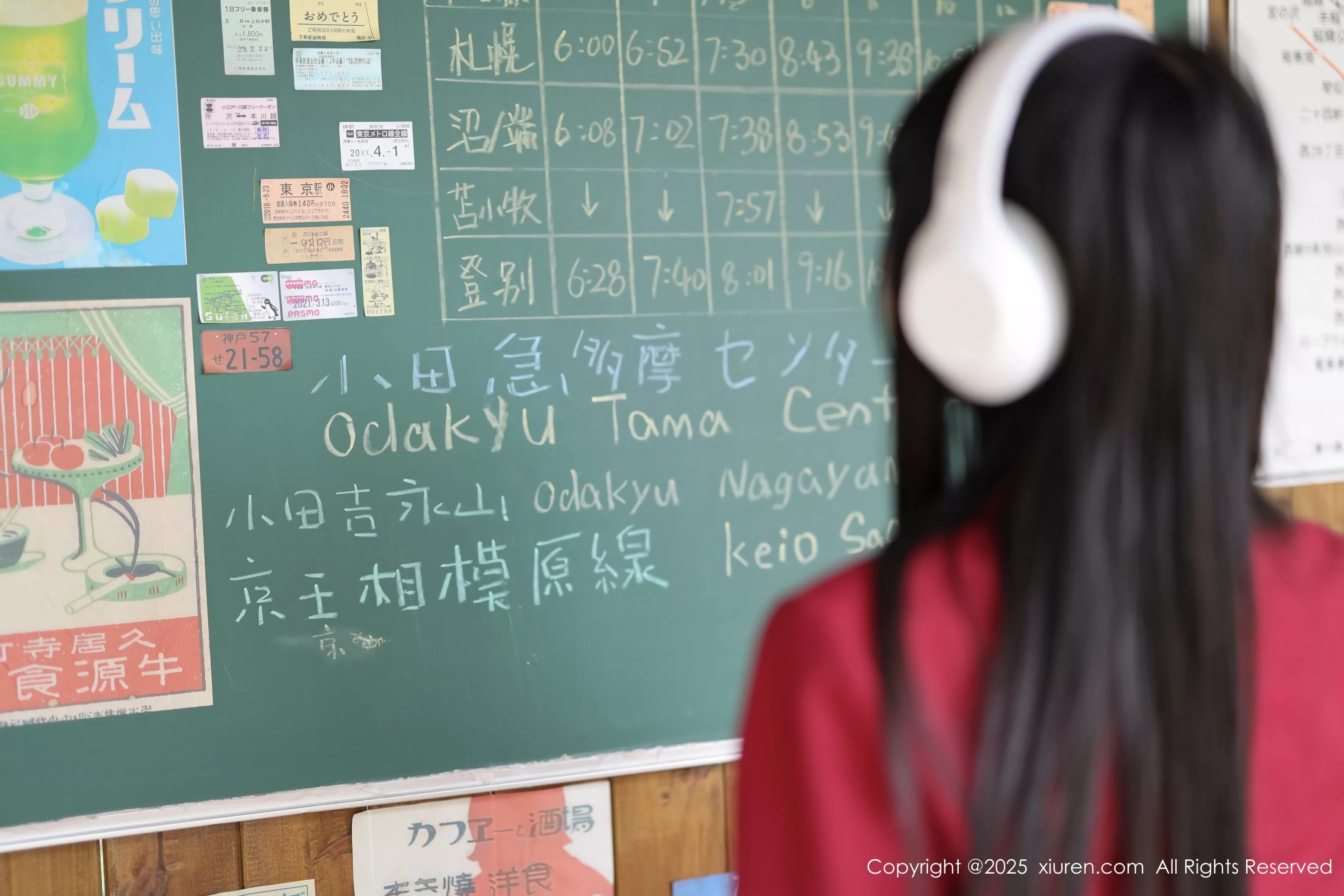 [[XiuRen秀人网]秀人网]No.10215_新人模特茂木希子性感红色裙子配肉色丝袜秀完美曲线诱惑写真82P