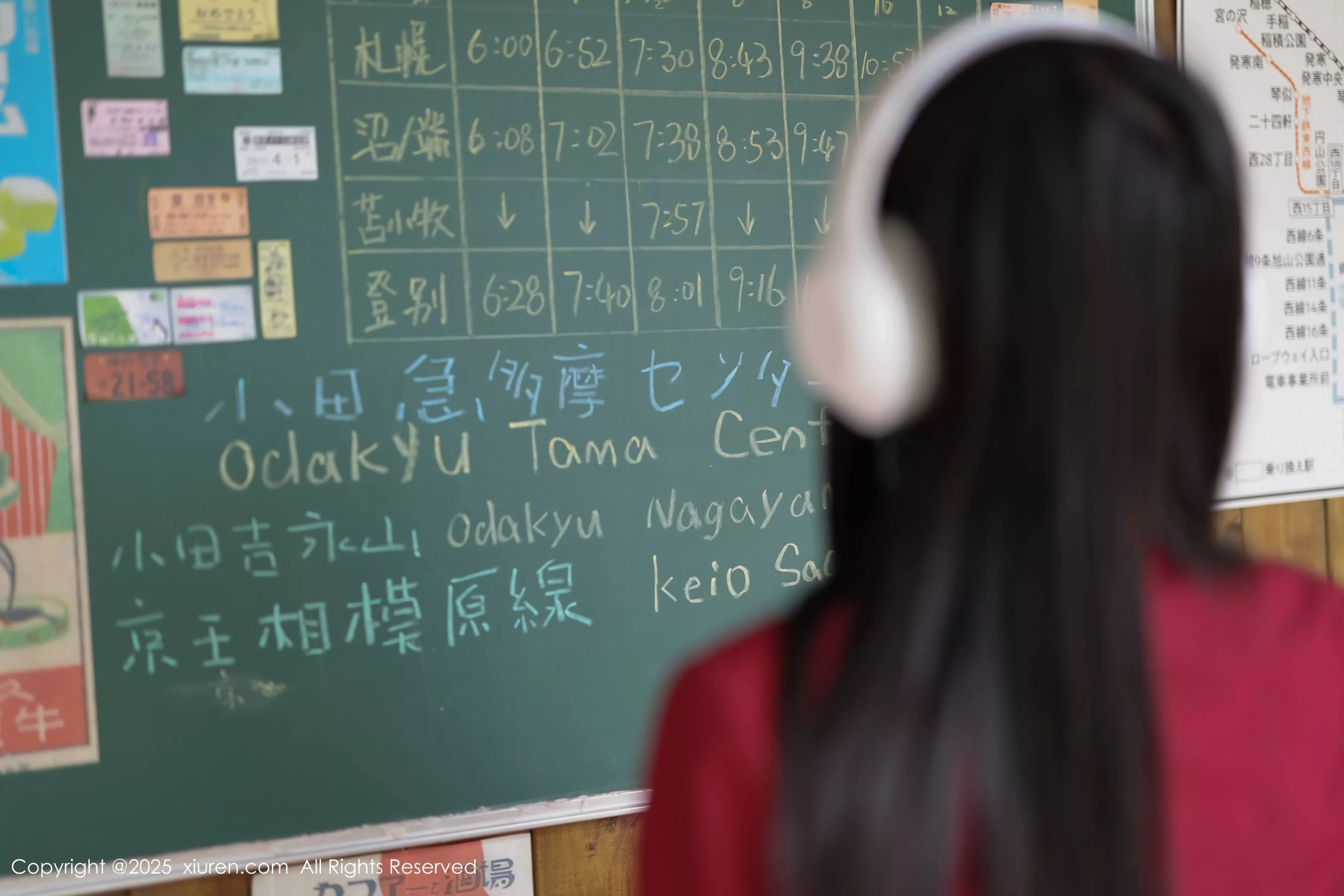 [[XiuRen秀人网]秀人网]No.10215_新人模特茂木希子性感红色裙子配肉色丝袜秀完美曲线诱惑写真82P