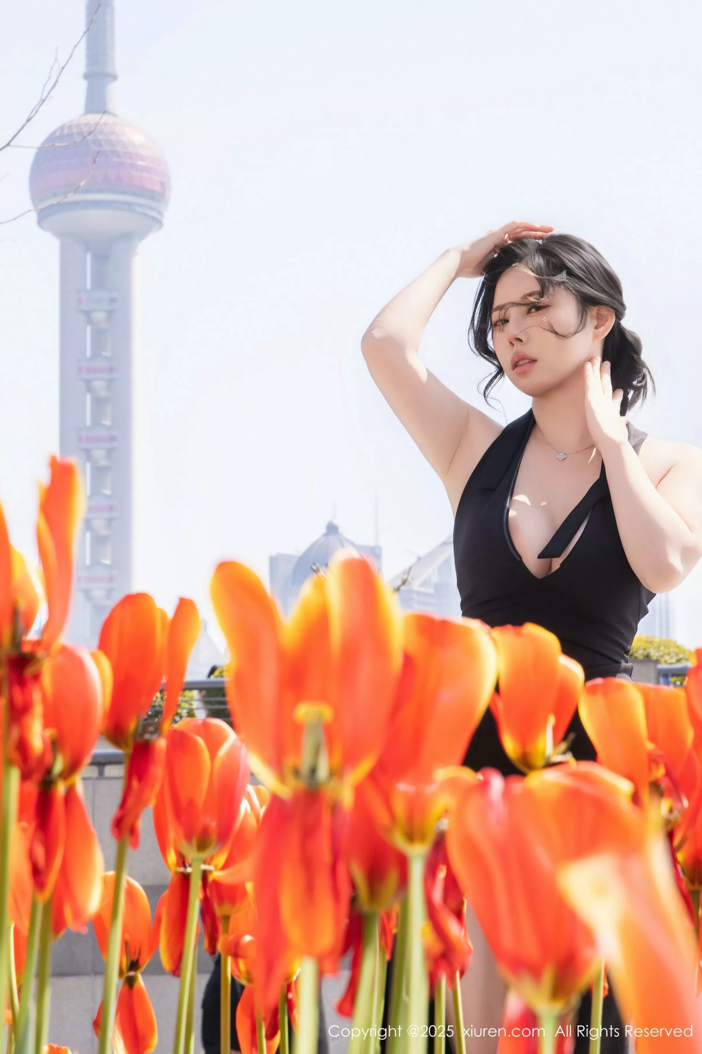 [[XiuRen秀人网]秀人网]No.10236_模特白茹雪abby性感黑色连衣裙配超薄黑丝秀丰腴身材诱惑写真93P