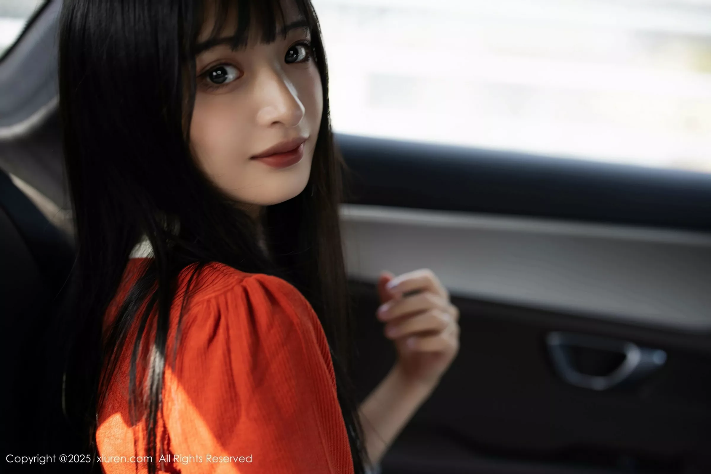 [[XiuRen秀人网]秀人网]No.10247_模特茂木希子性感橙T露白色内衣配超薄肉丝秀完美身材诱惑写真80P