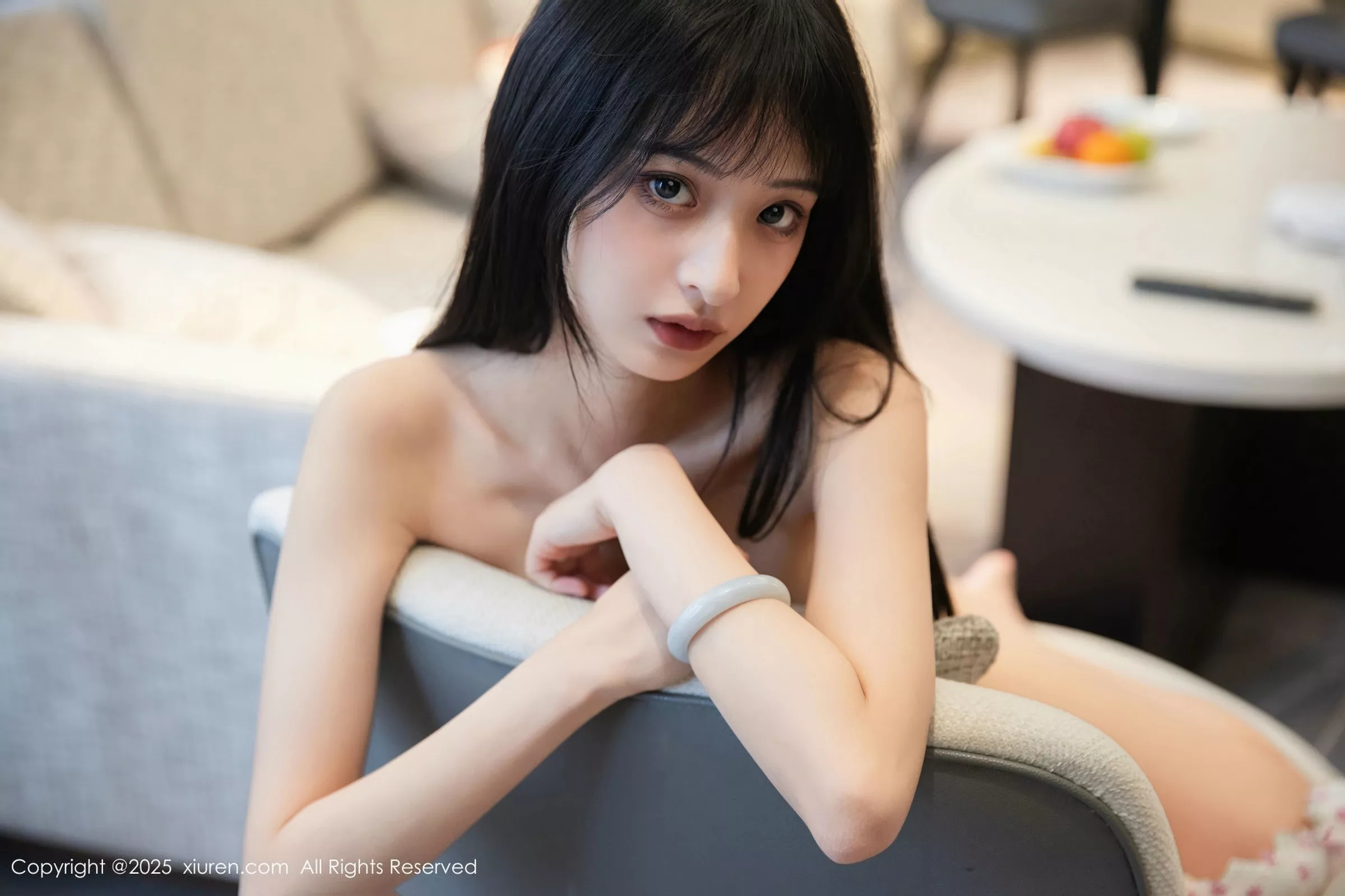 [[XiuRen秀人网]秀人网]No.10247_模特茂木希子性感橙T露白色内衣配超薄肉丝秀完美身材诱惑写真80P