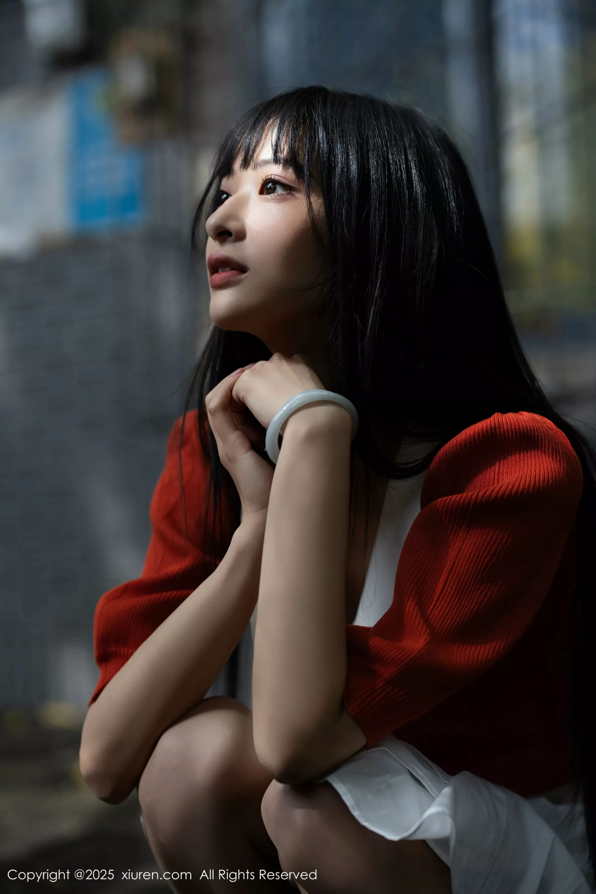 [[XiuRen秀人网]秀人网]No.10247_模特茂木希子性感橙T露白色内衣配超薄肉丝秀完美身材诱惑写真80P