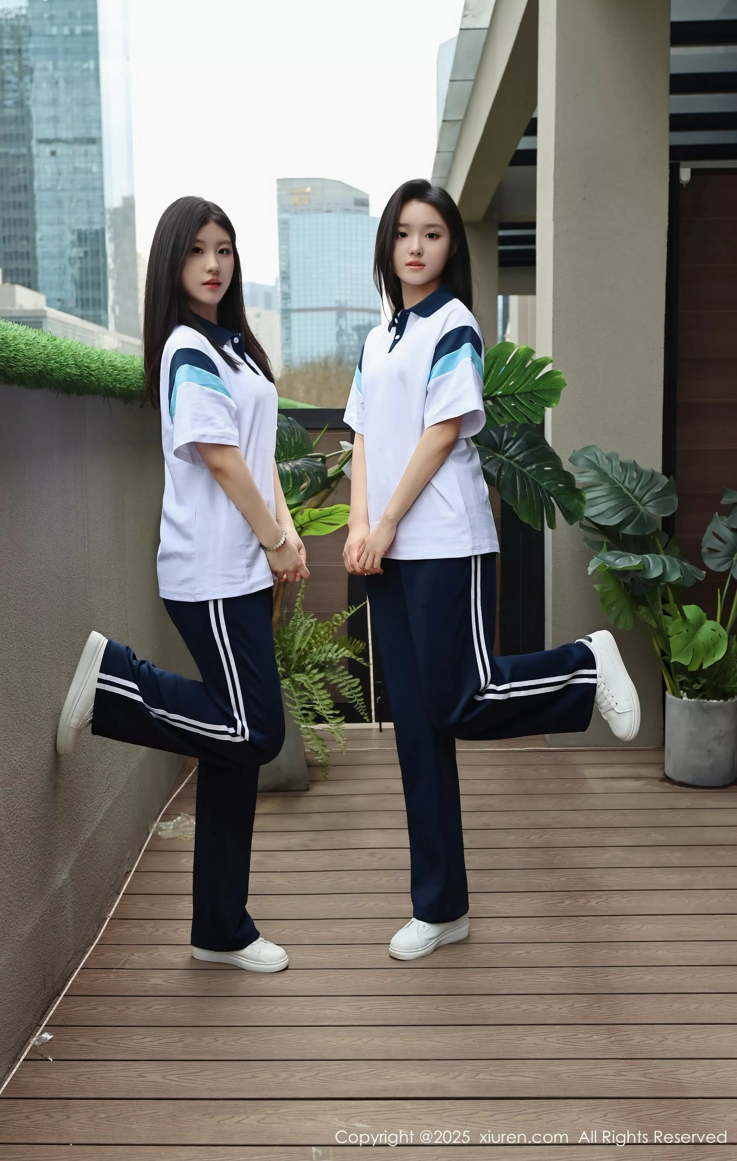 [[XiuRen秀人网]秀人网]No.10288_模特合集美女小芭乐性感蓝色校服露白色内衣秀曼妙身姿诱惑写真73P