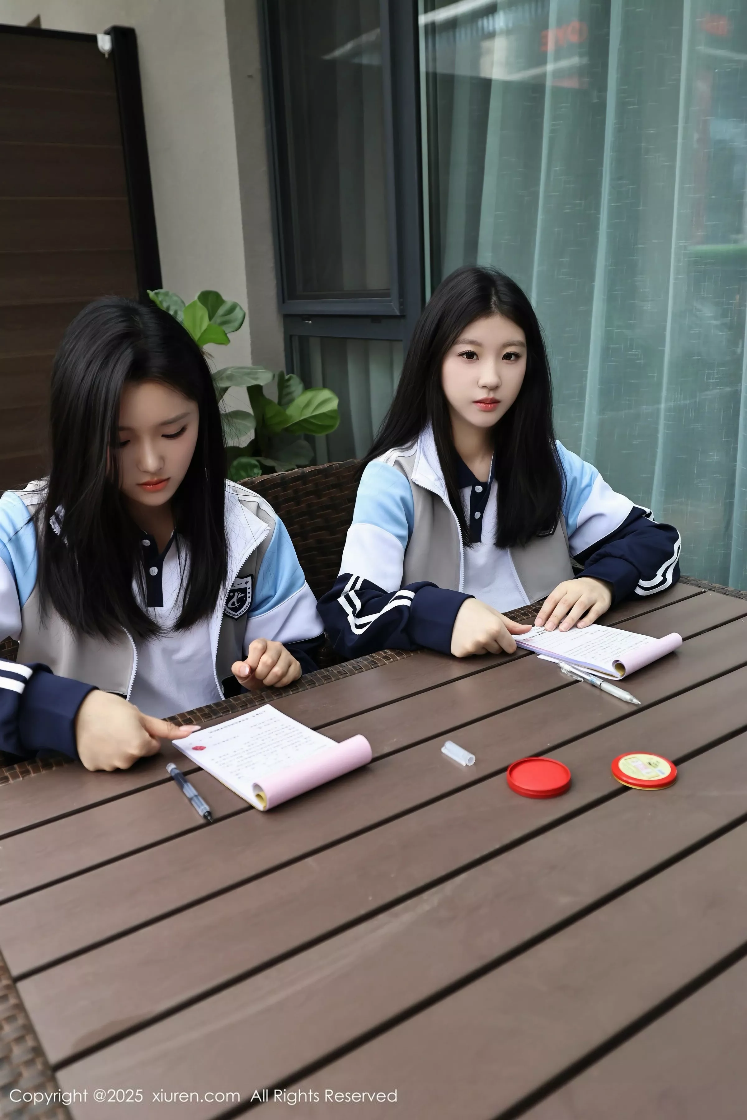 [[XiuRen秀人网]秀人网]No.10288_模特合集美女小芭乐性感蓝色校服露白色内衣秀曼妙身姿诱惑写真73P