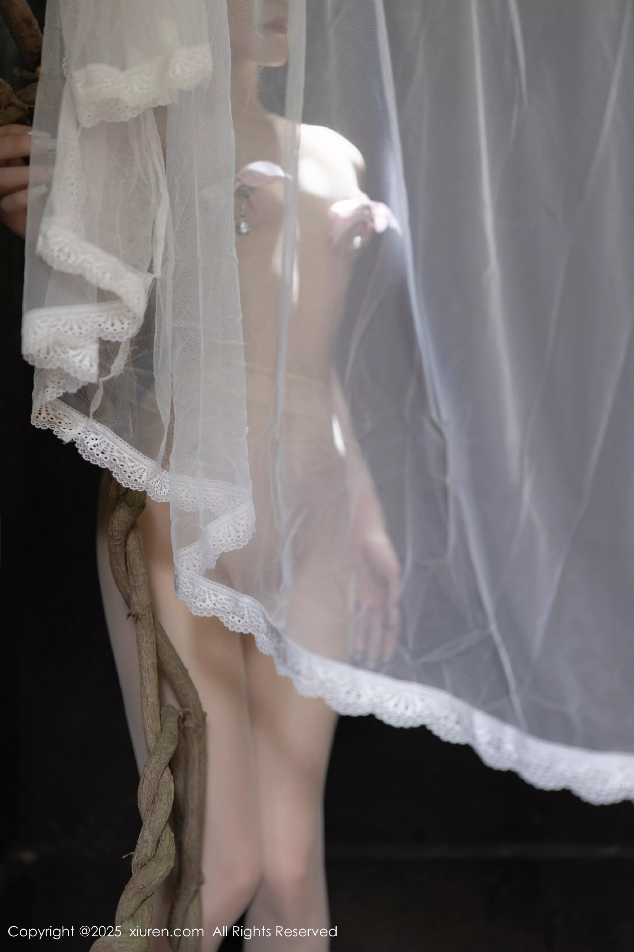 [[XiuRen秀人网]秀人网]No.10173_模特鱼子酱Fish性感白色轻透连衣裙透视秀惹火身材撩人诱惑写真80P