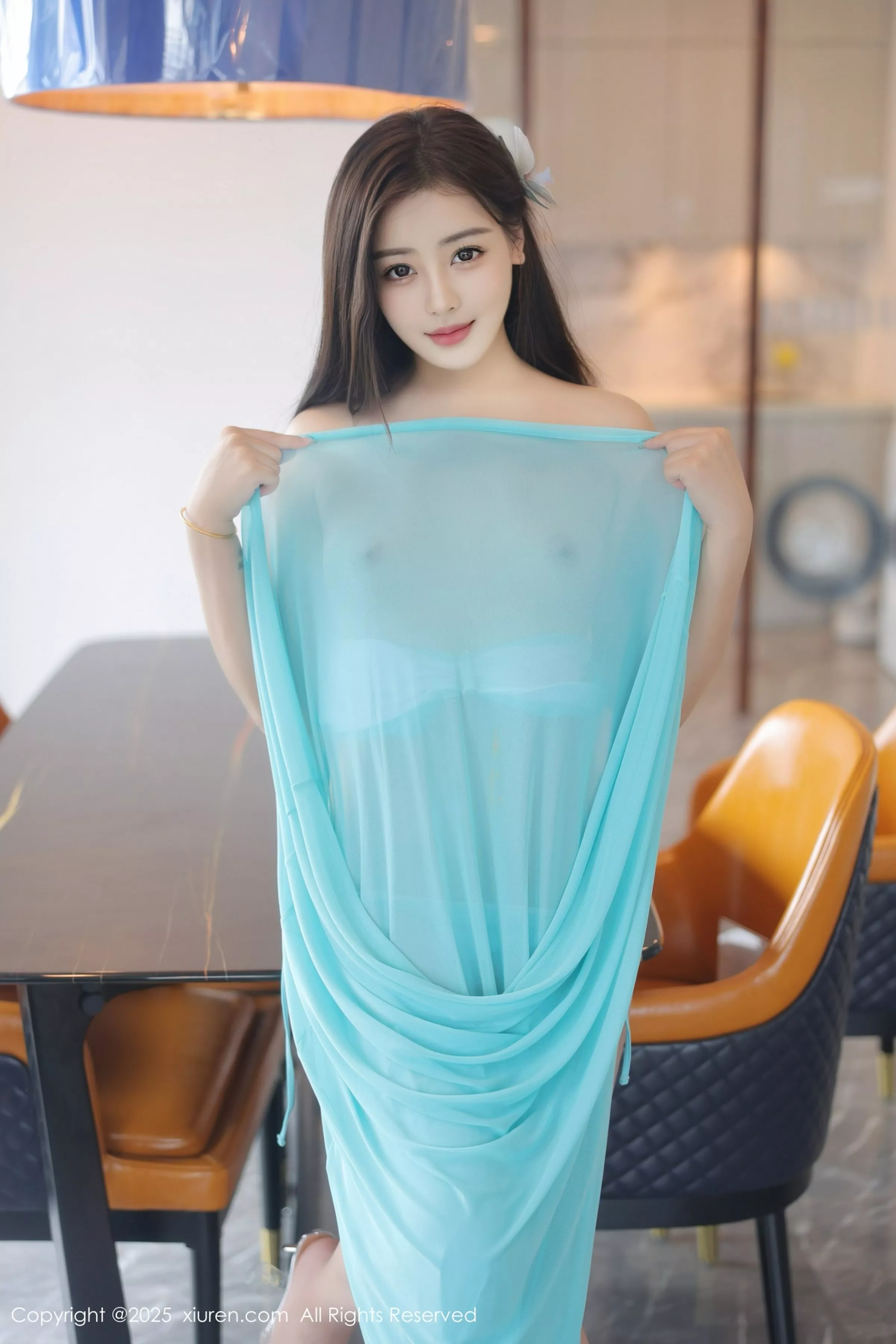 [[XiuRen秀人网]秀人网]No.10187_模特希雅sia泳池场景性感蓝色比基尼秀完美身材撩人诱惑写真58P