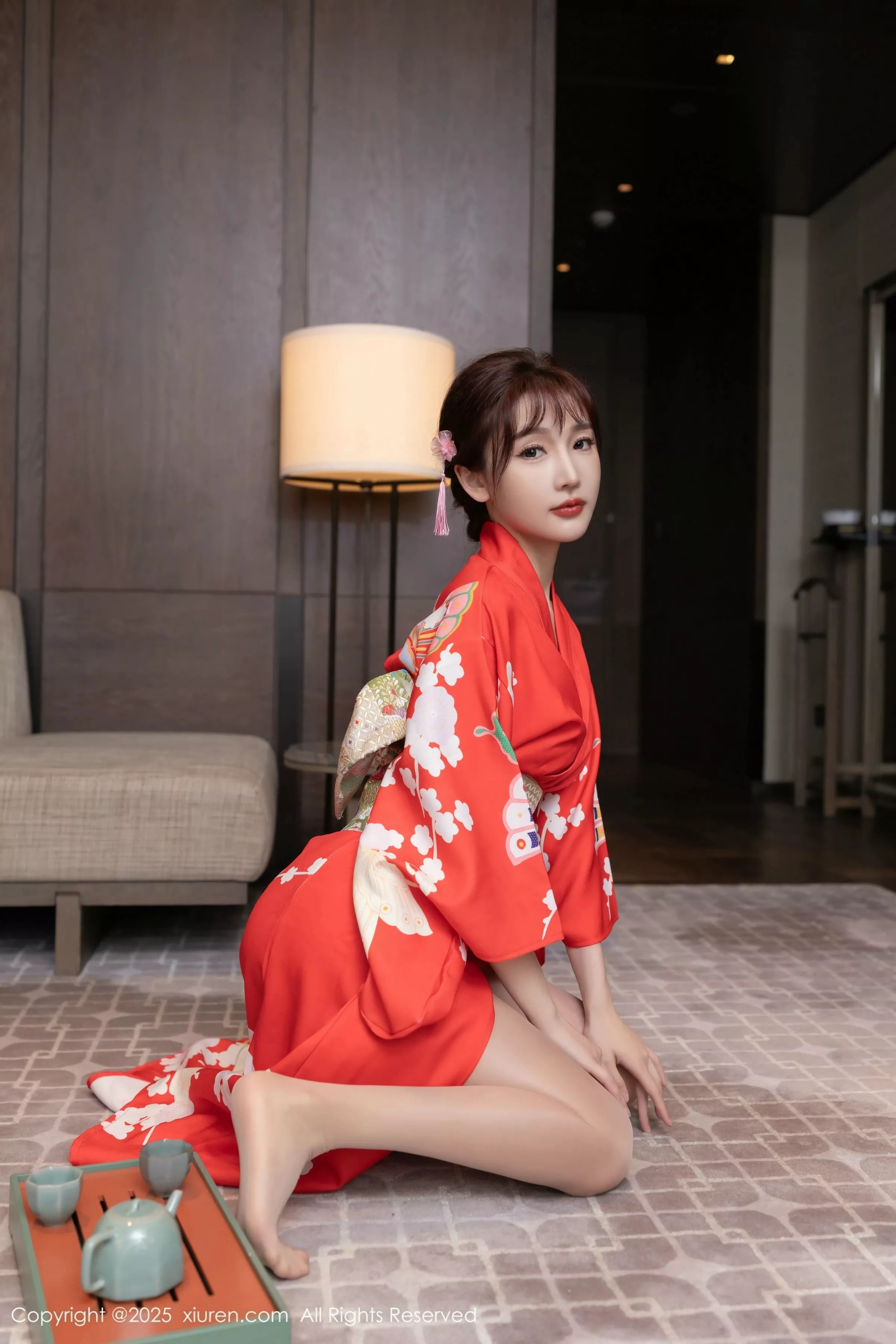 [[XiuRen秀人网]秀人网]No.10352_模特合集美女小逗逗＆陆萱萱性感姐妹花超薄肉丝私房诱惑写真80P