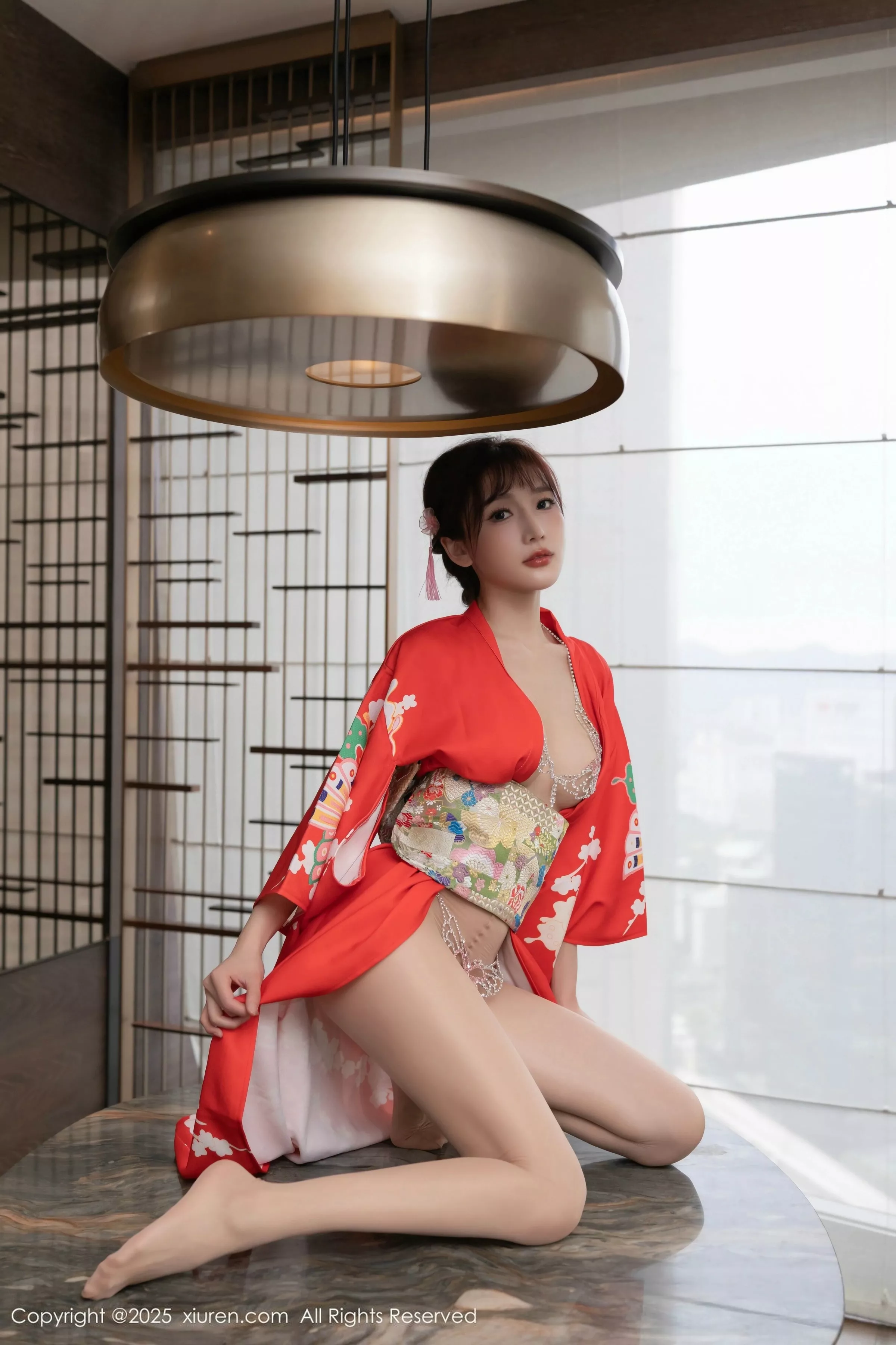 [[XiuRen秀人网]秀人网]No.10352_模特合集美女小逗逗＆陆萱萱性感姐妹花超薄肉丝私房诱惑写真80P