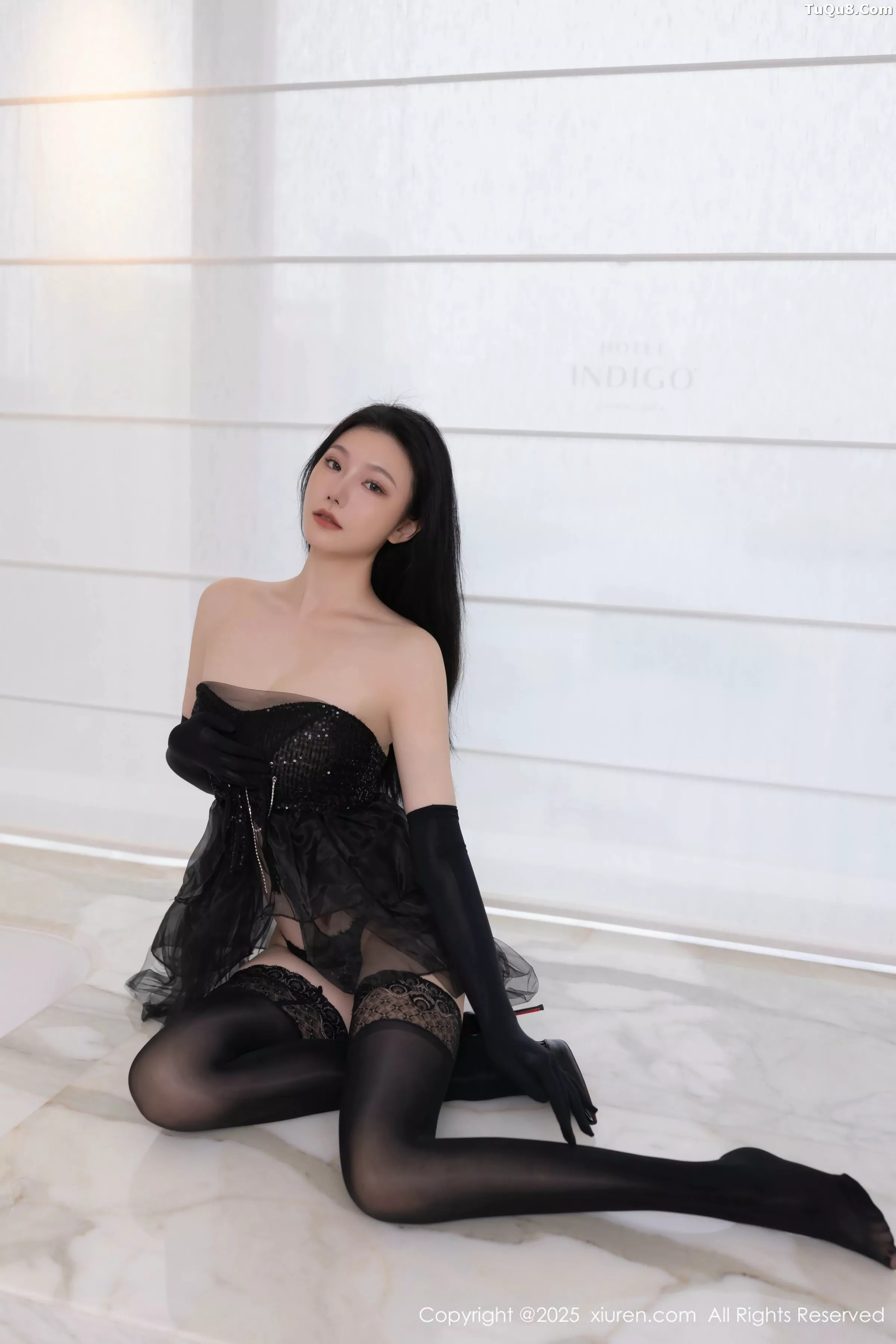 [[XiuRen秀人网]秀人网]No.10363_模特安然anran性感黑色芭蕾服配黑色丝袜秀曼妙身姿诱惑写真80P