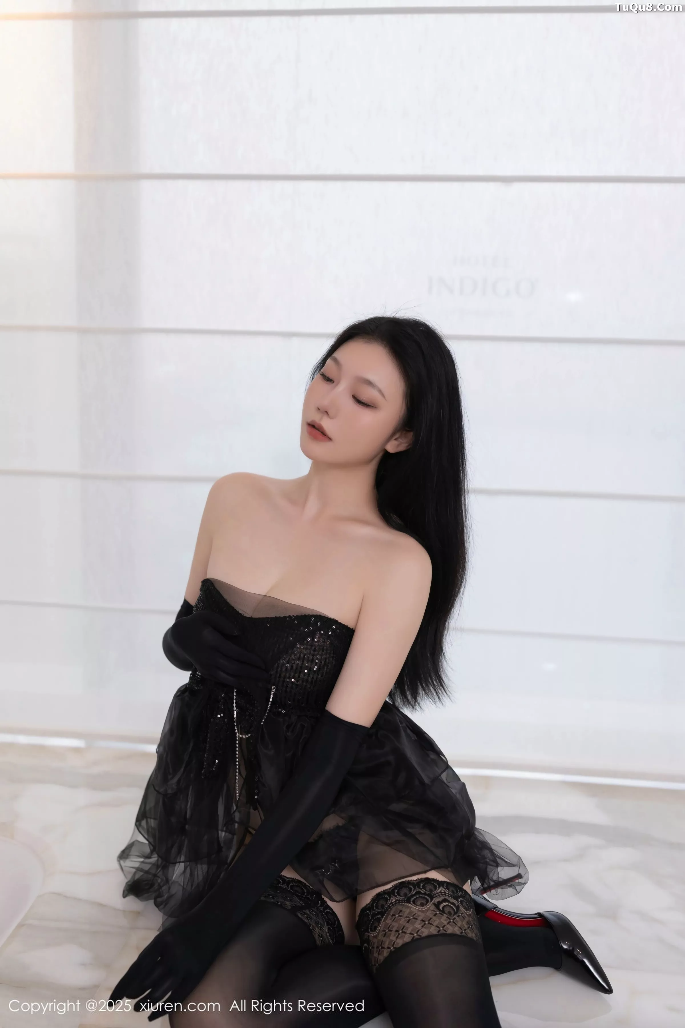 [[XiuRen秀人网]秀人网]No.10363_模特安然anran性感黑色芭蕾服配黑色丝袜秀曼妙身姿诱惑写真80P