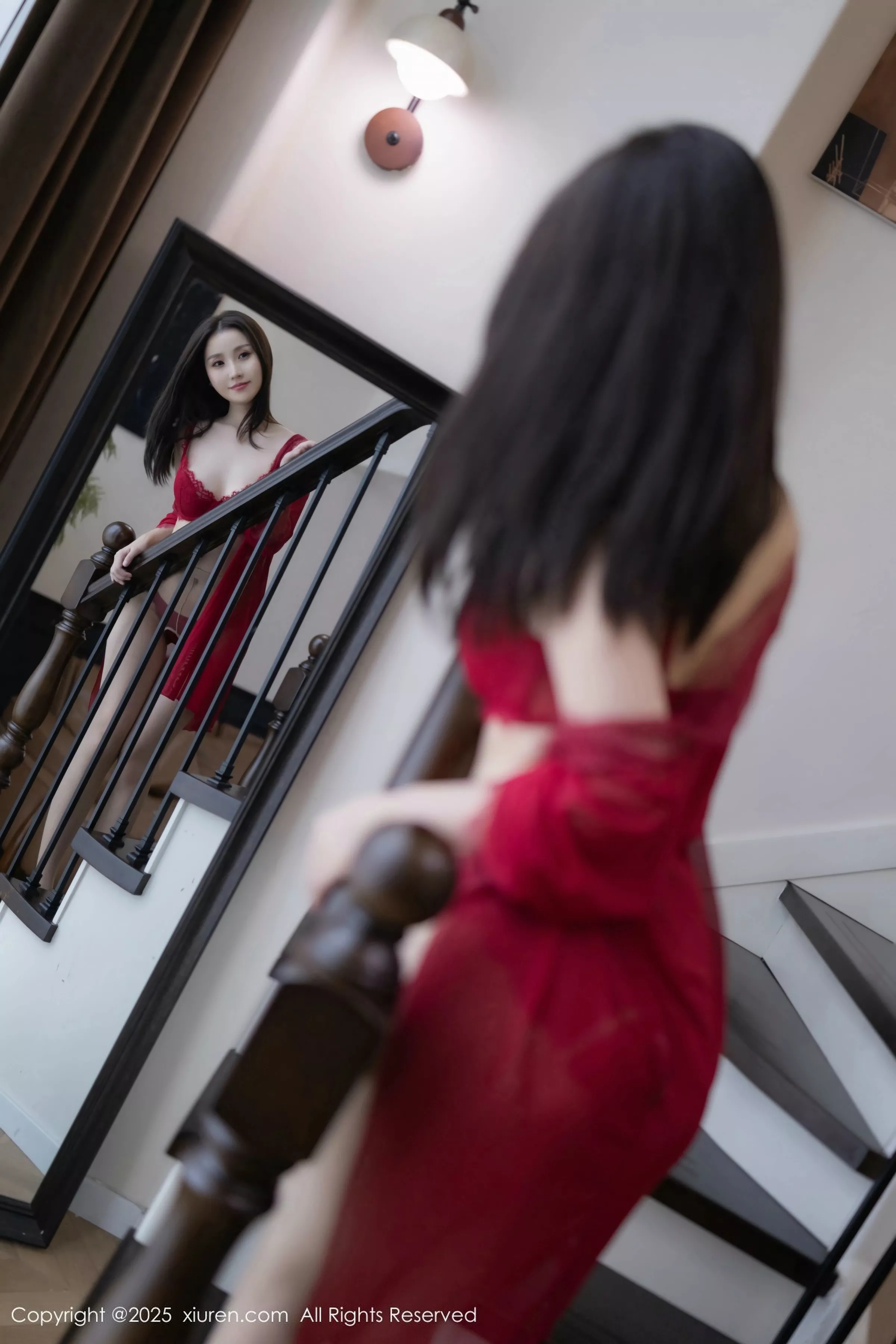 [[XiuRen秀人网]秀人网]No.10463_模特杏子Yada性感红色情趣内衣配开档肉丝秀曼妙身姿诱惑写真83P