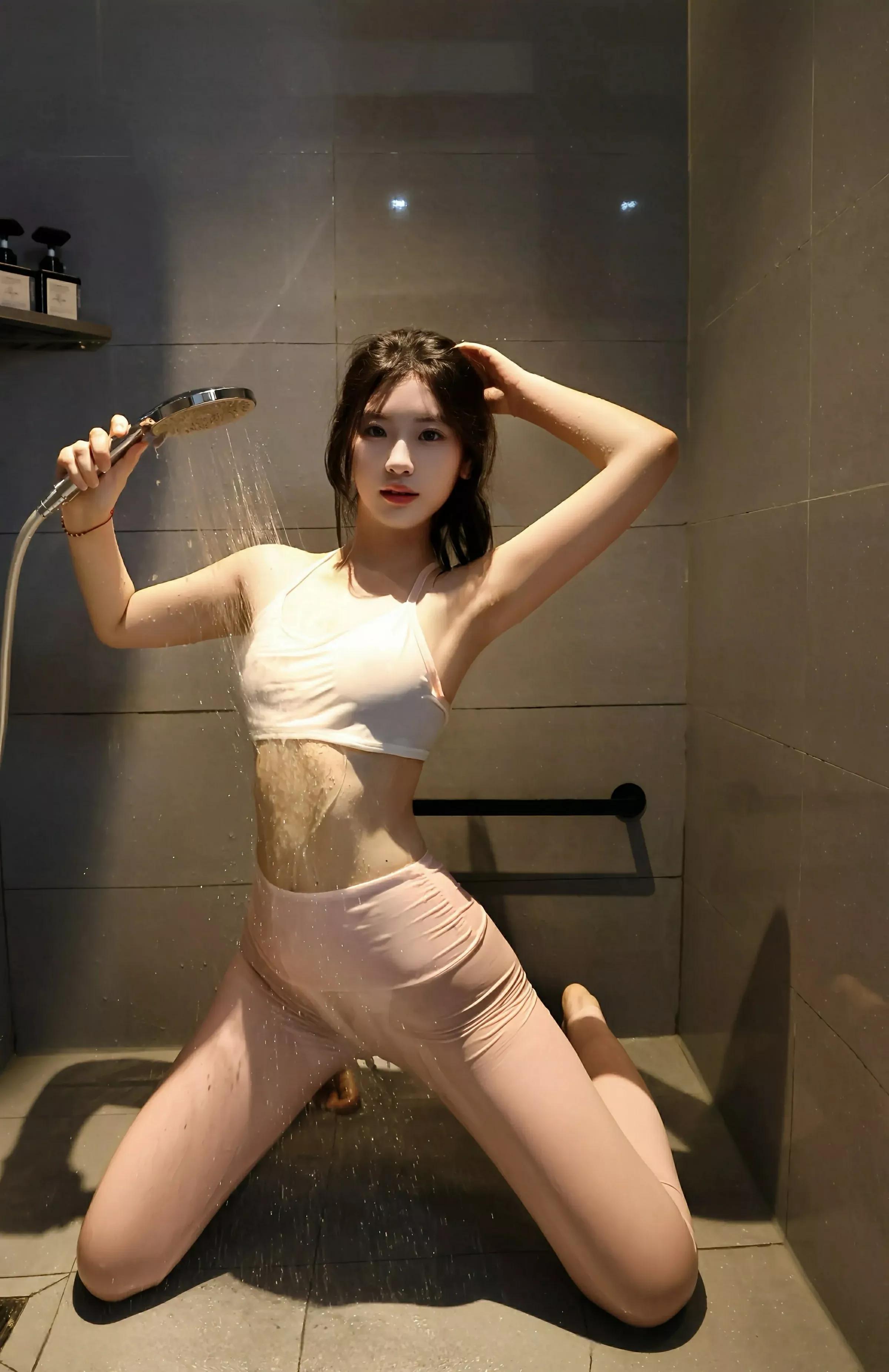 [[XiuRen秀人网]秀人网]No.10474_模特小芭乐性感白色上衣配粉色瑜伽裤秀曼妙苗条身姿诱惑写真86P