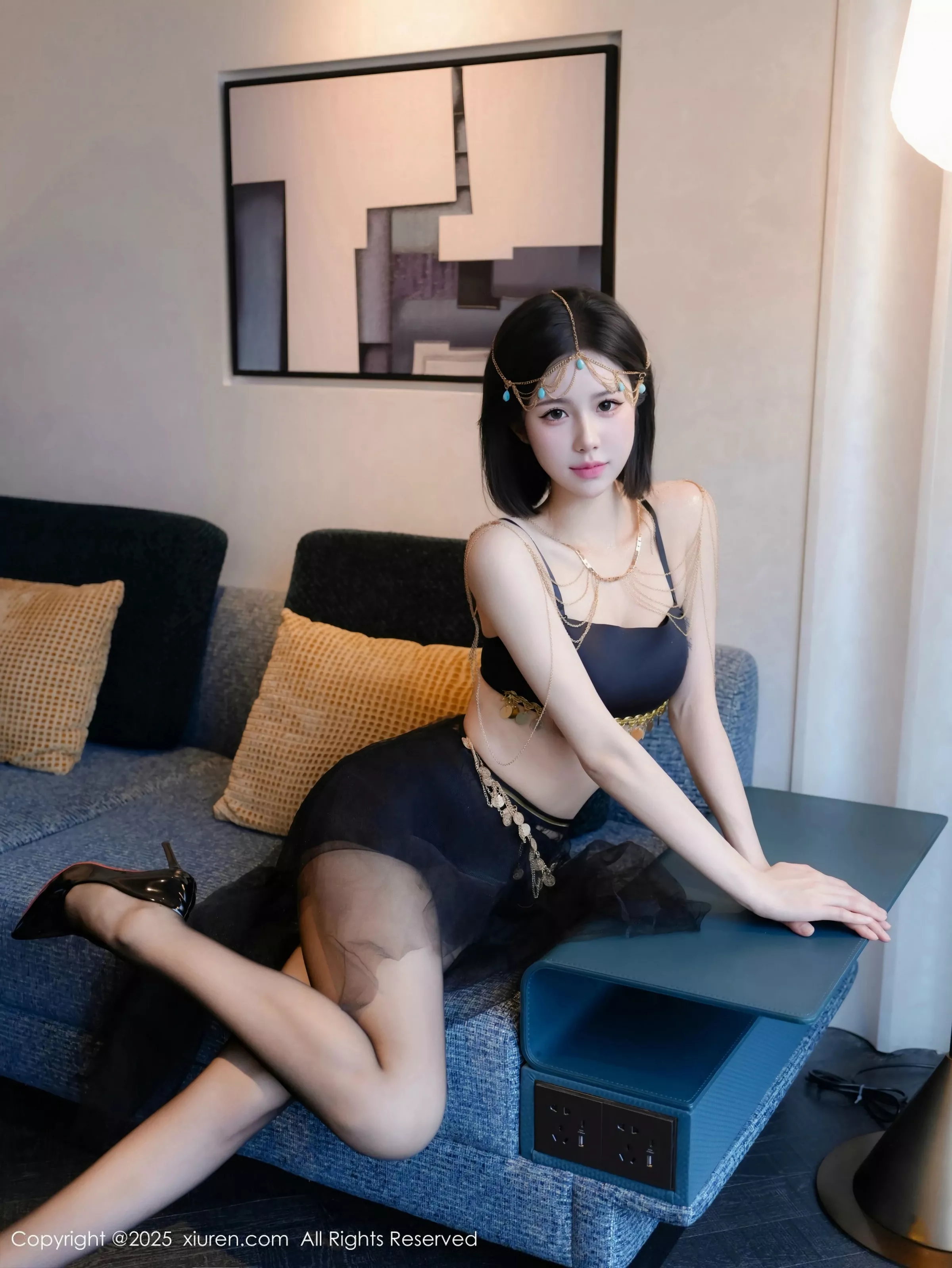 [[XiuRen秀人网]秀人网]No.10427_模特奶芙酱-EVA性感黑色内衣配超薄黑丝秀惹火身材撩人诱惑写真81P