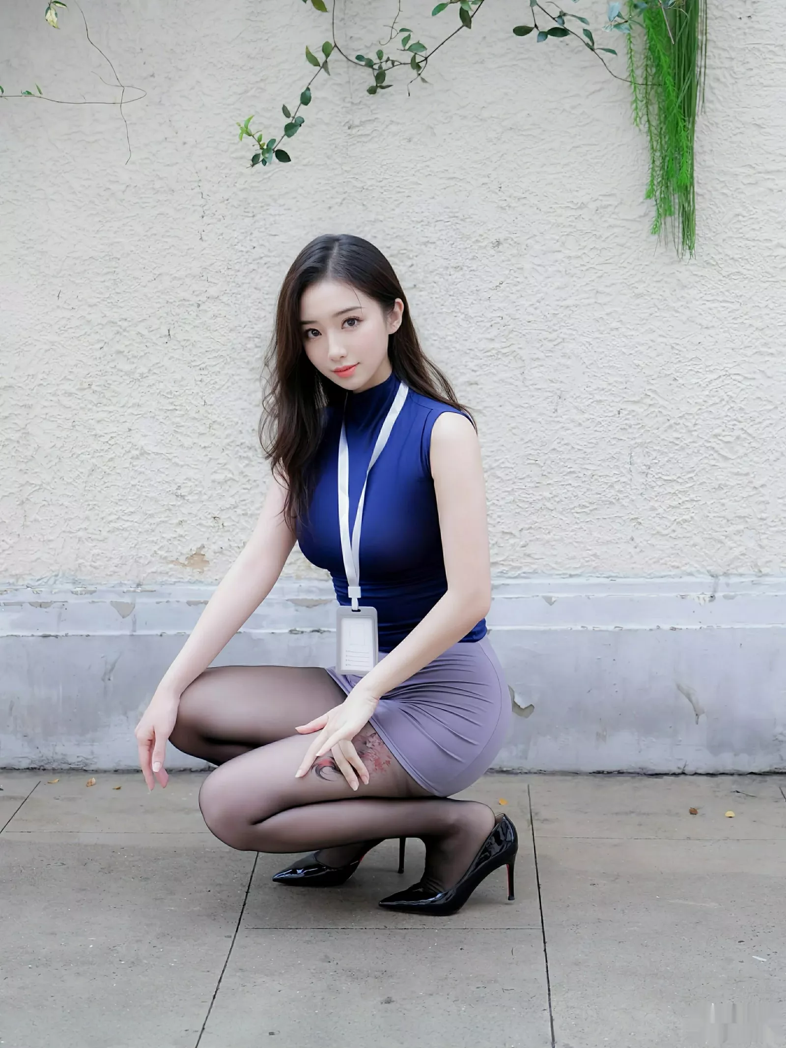 [[XiuRen秀人网]秀人网]No.10577_新人模特楠芝性感OL服饰配超薄黑丝秀丰满身材完美诱惑写真79P