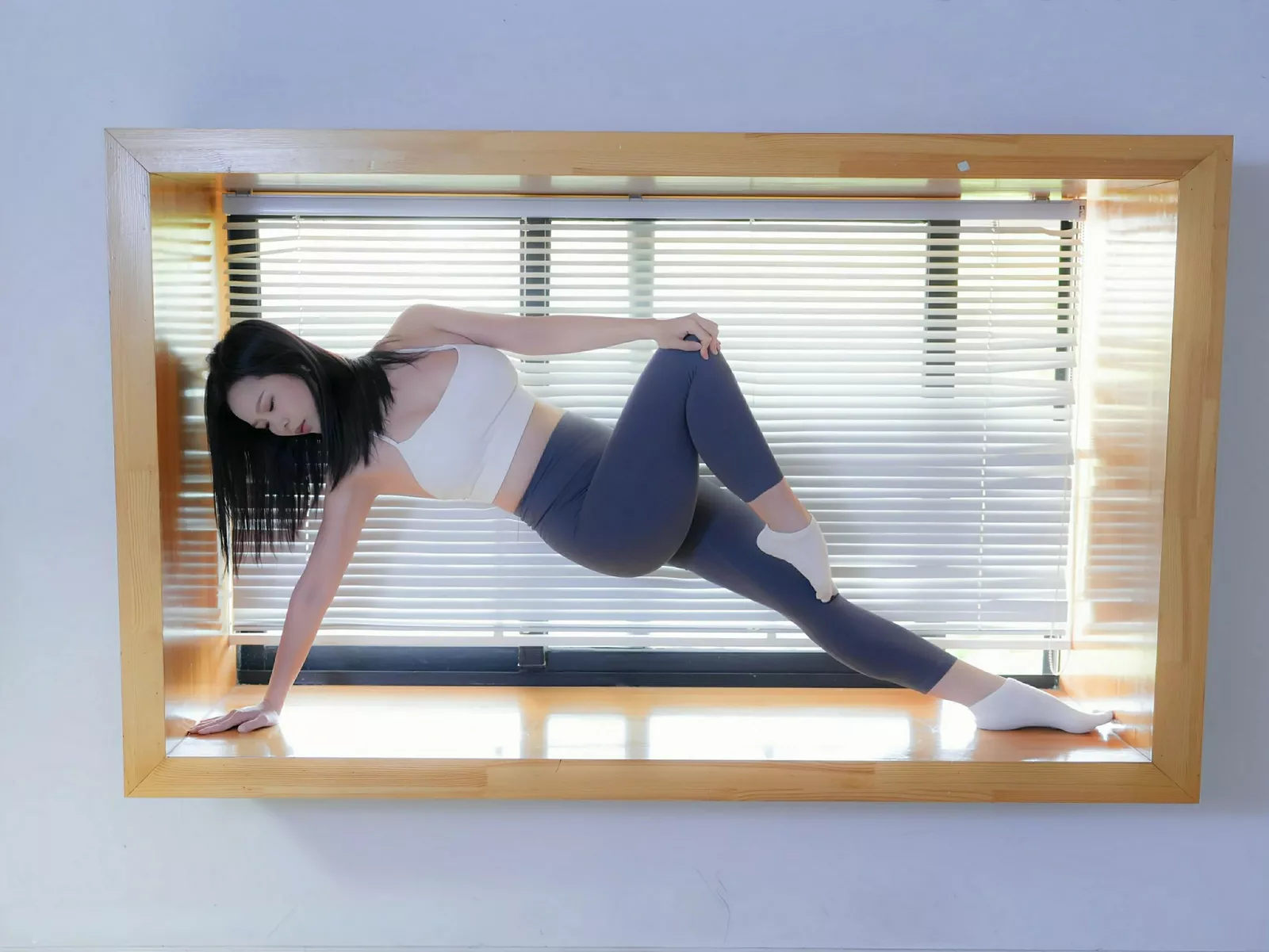 [[XiuRen秀人网]秀人网]No.10595_模特玫瑰我爱你性感白蓝瑜伽运动服紧身秀凹凸身材惹火诱惑写真81P