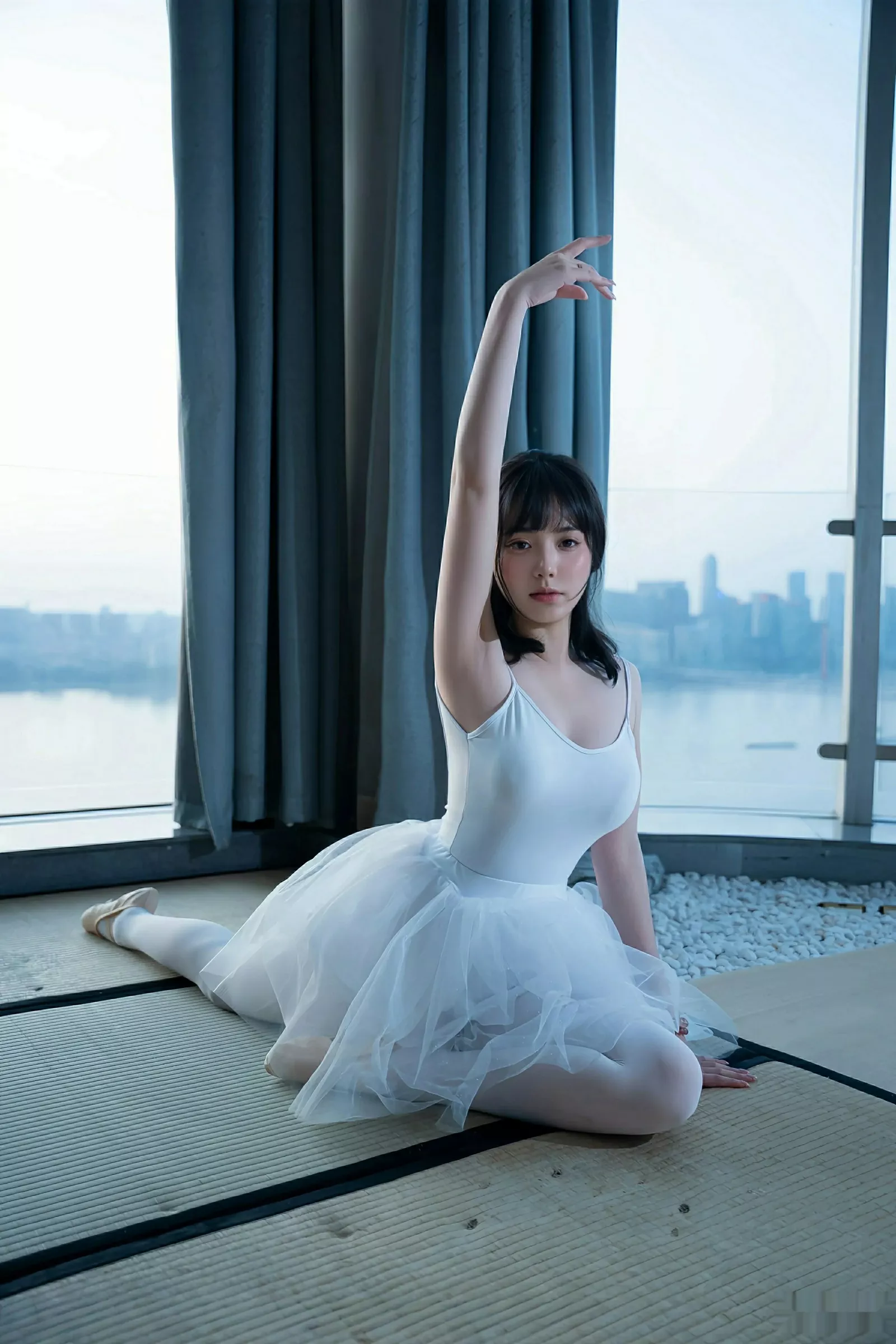 [[XiuRen秀人网]秀人网]No.10575_模特软情性感白色芭蕾短裙配白色丝袜秀曼妙身姿完美诱惑写真78P