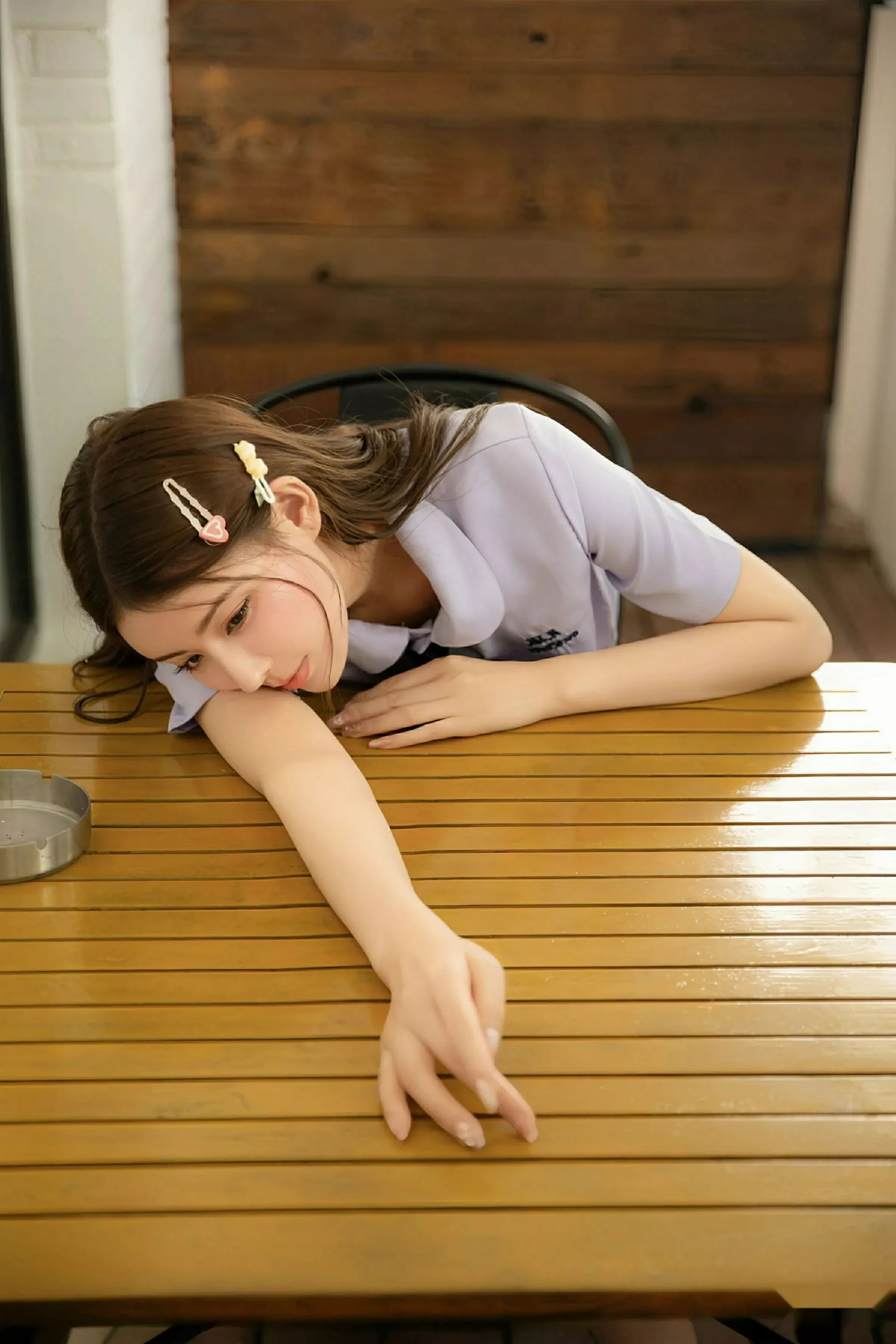 [[XiuRen秀人网]秀人网]No.10622_模特悦兮性感蓝色衬衣配黑色短裙露白色内衣秀完美身材诱惑写真80P