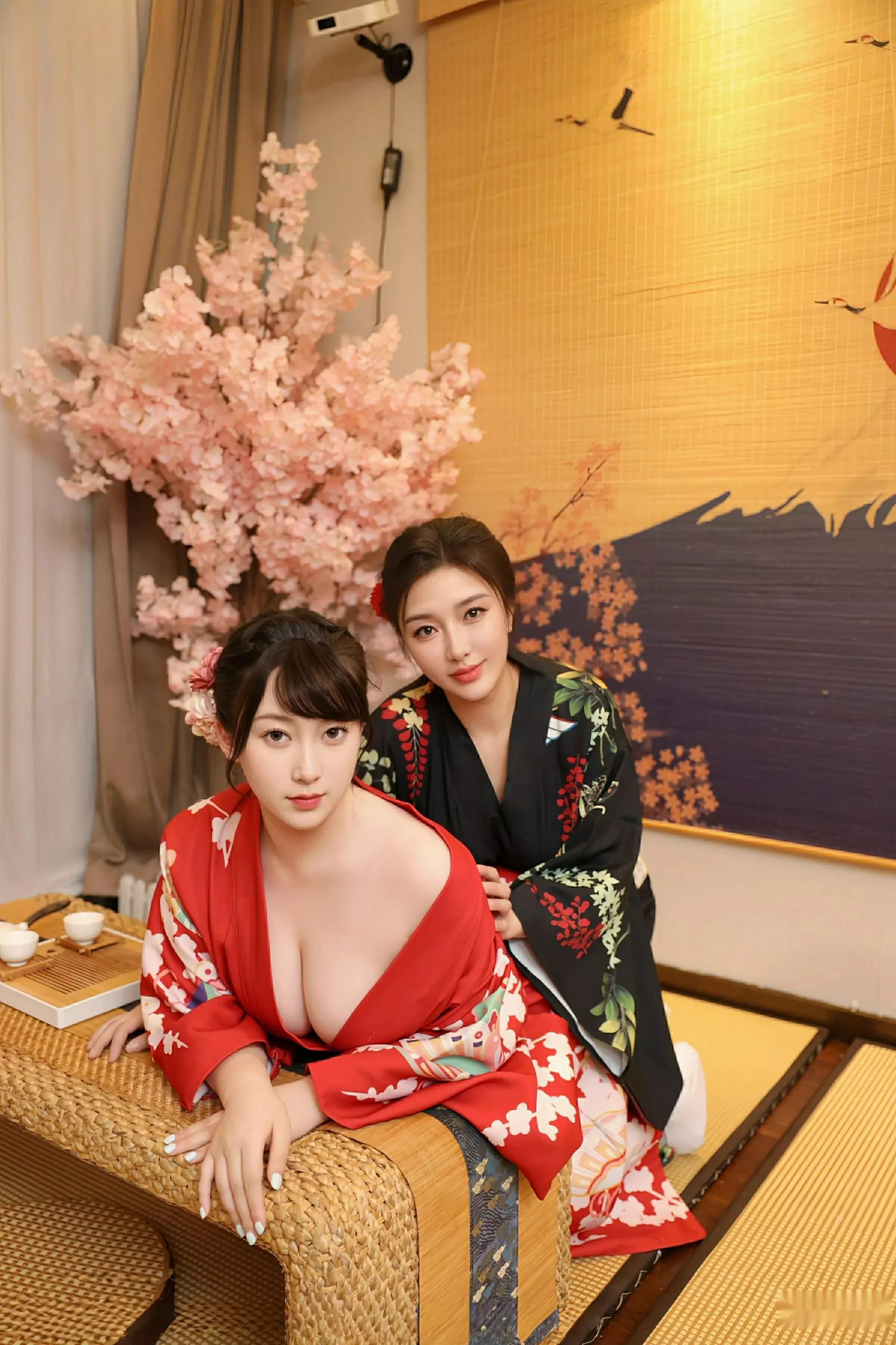 [[XiuRen秀人网]秀人网]No.10624_模特李沁恩lrene性感日系风红色服饰半脱秀丰腴身材惹火诱惑写真69P