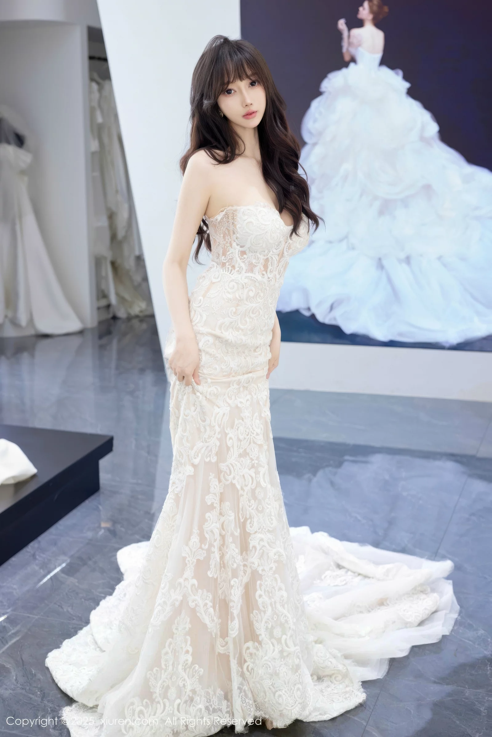 [[XiuRen秀人网]秀人网]No.10663_模特玥儿玥er私房性感白色婚纱礼裙秀完美身材迷人诱惑写真58P
