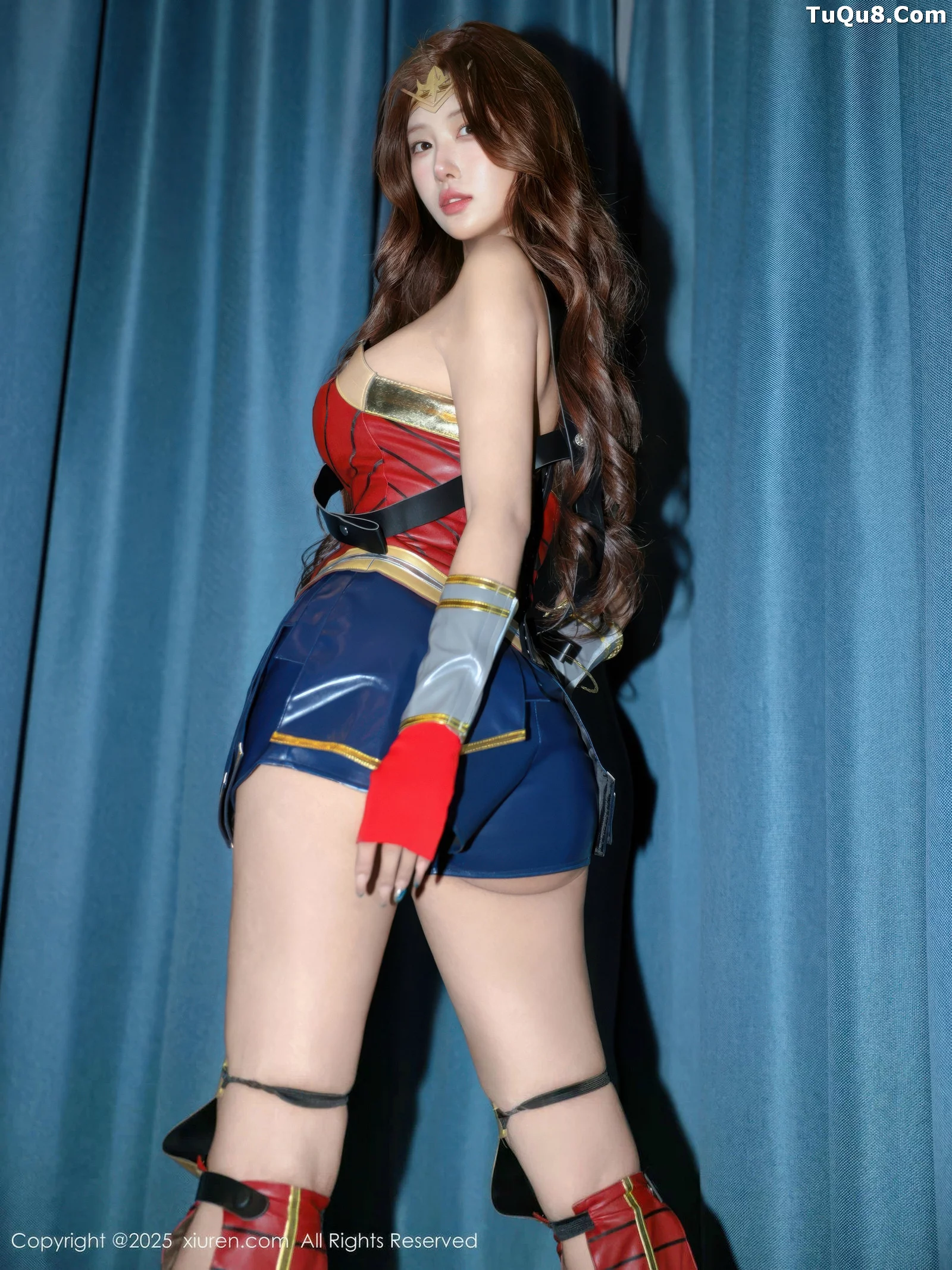 [[XiuRen秀人网]秀人网]No.10710_模特金允希Yuki性感Cos神奇女侠服饰秀完美身材迷人诱惑写真80P