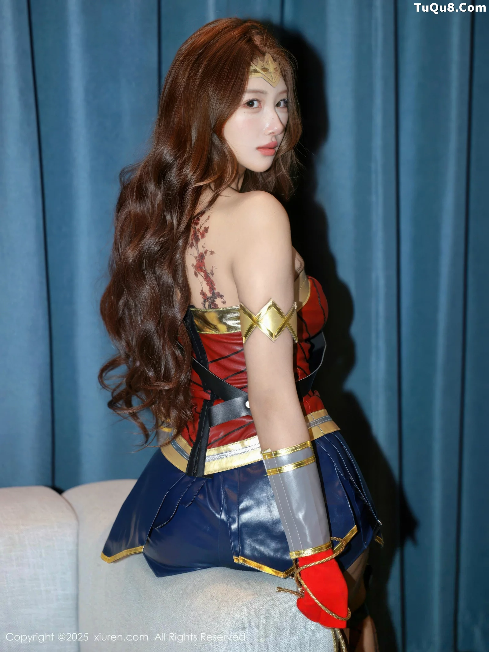 [[XiuRen秀人网]秀人网]No.10710_模特金允希Yuki性感Cos神奇女侠服饰秀完美身材迷人诱惑写真80P