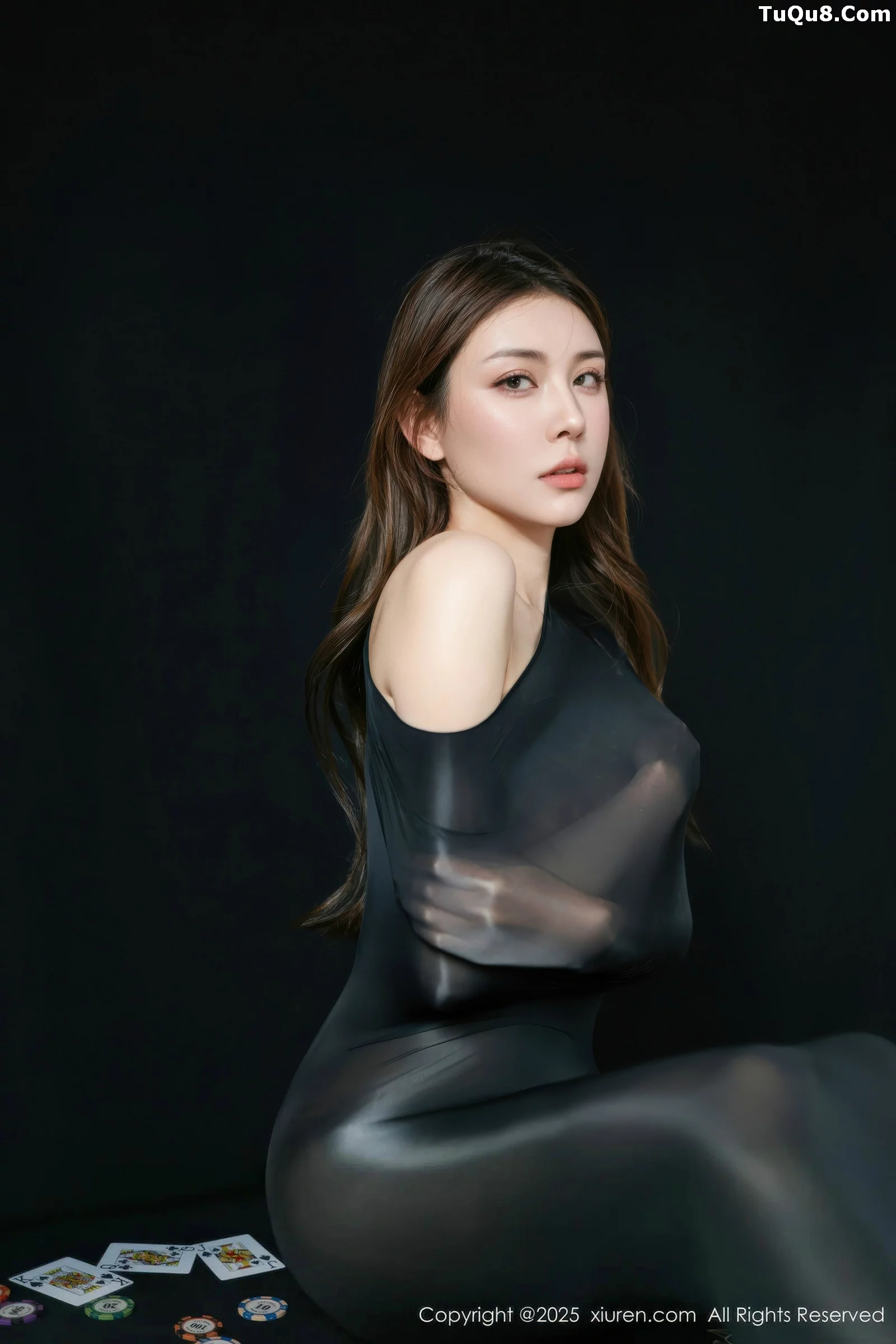 [[XiuRen秀人网]秀人网]No.10713_模特悦兮性感黑色薄透连体丝袜露黑色内衣秀曼妙身姿诱惑写真62P