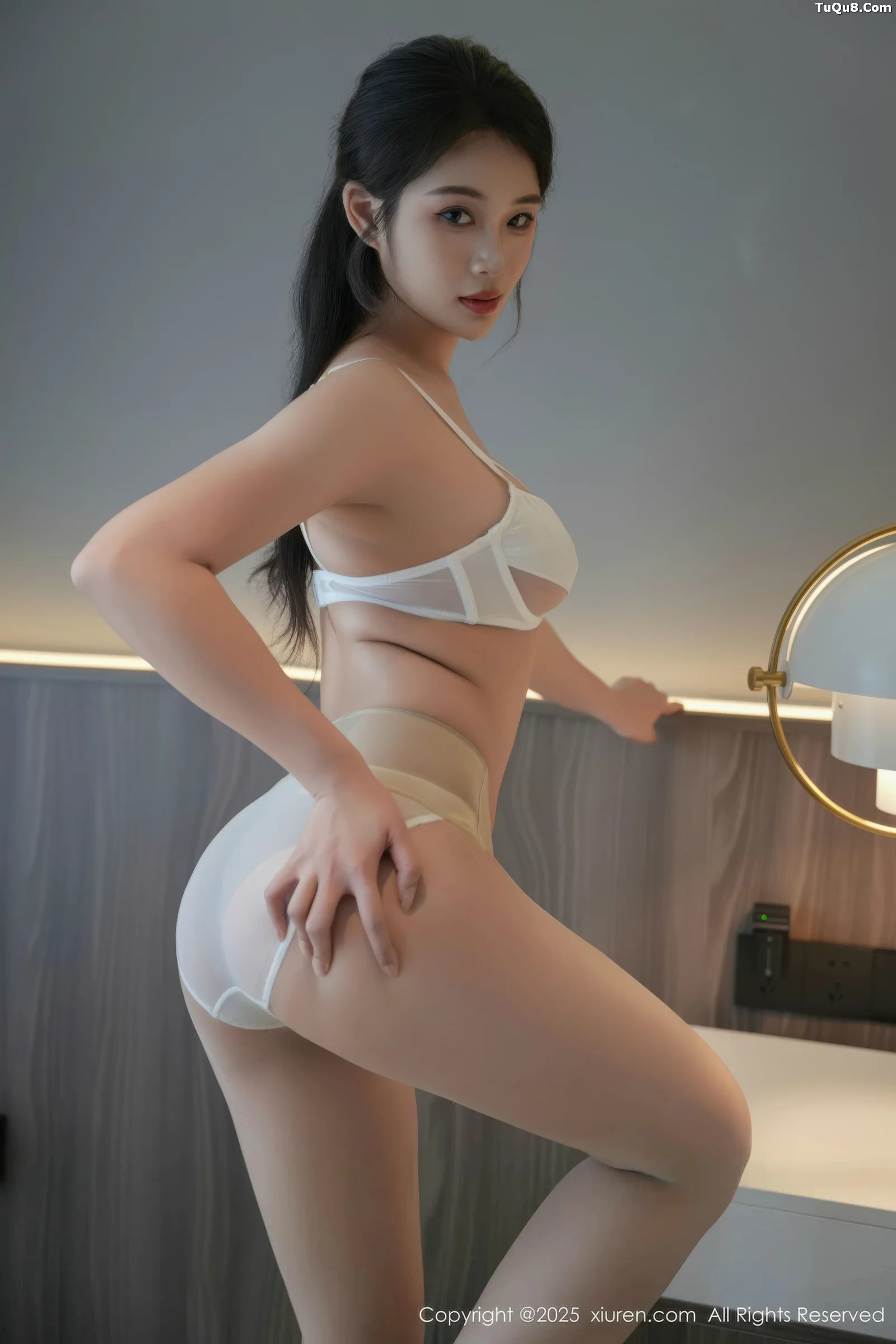 [[XiuRen秀人网]秀人网]No.10735_模特南乔性感白衬衫配白短裙露超薄肉丝秀白皙皮肤完美诱惑写真66P