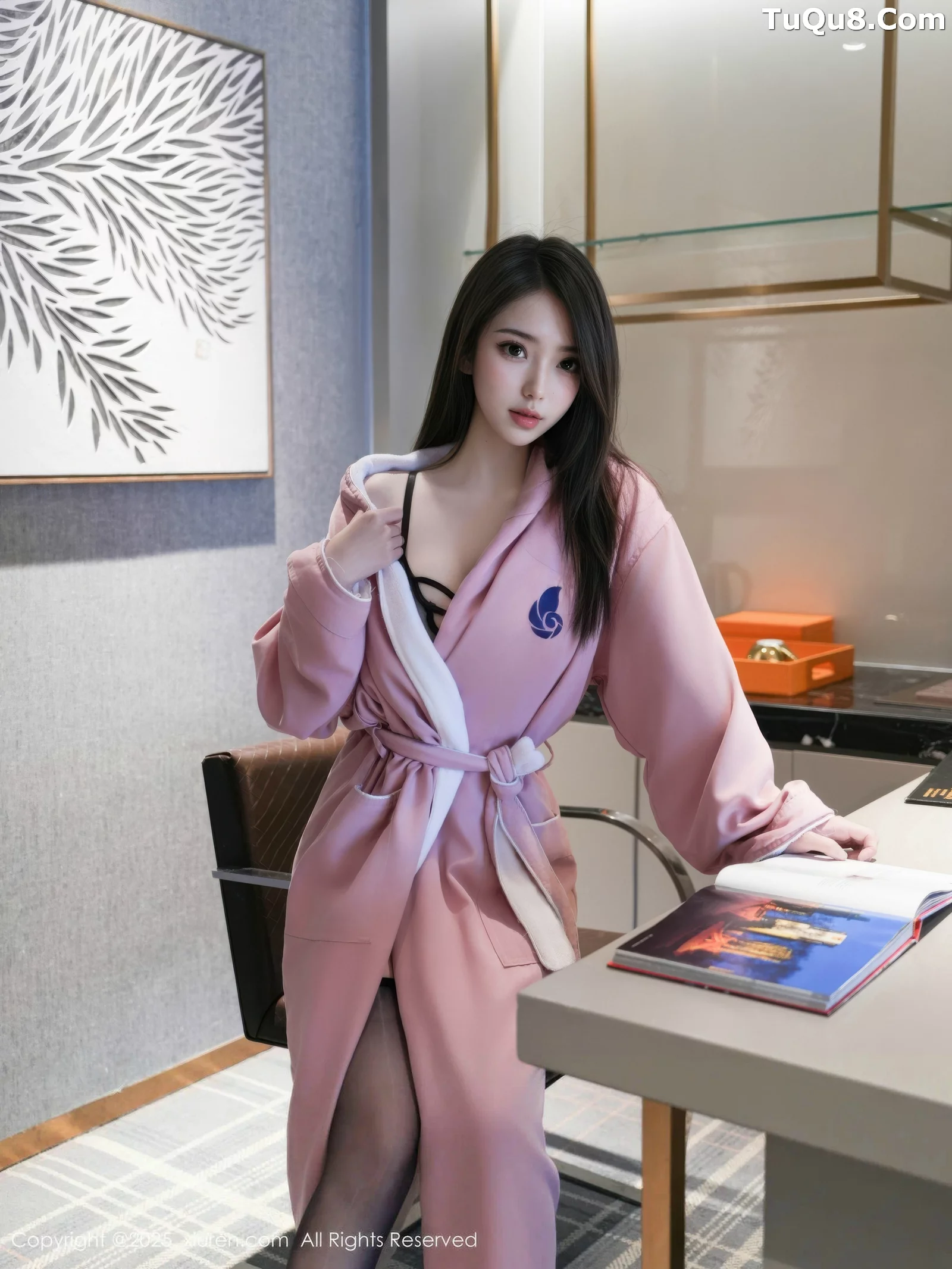 [[XiuRen秀人网]秀人网]No.10669_新人模特烧烧小桃性感黑色情趣内衣配黑丝吊袜秀曼妙身材诱惑写真99P