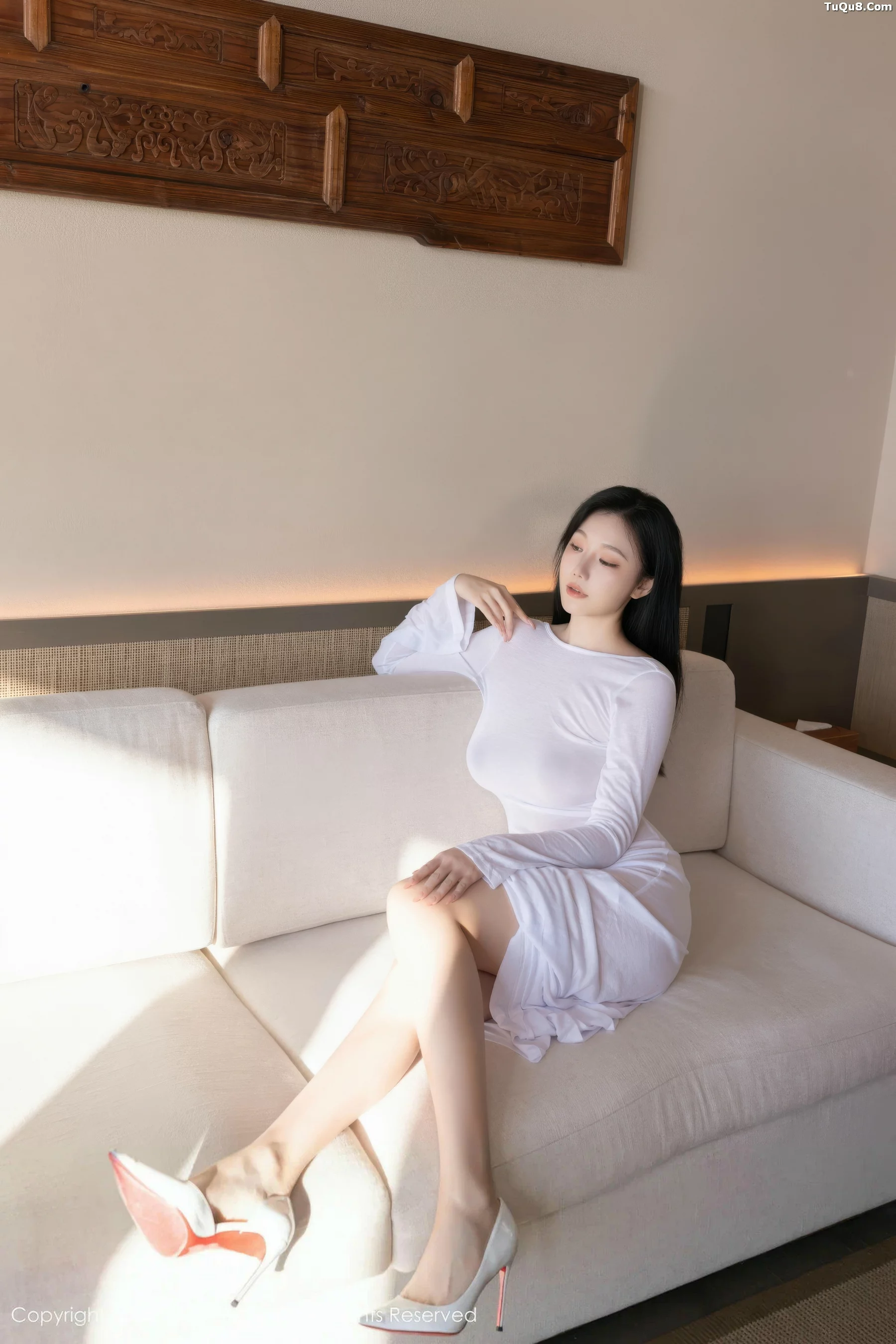 [[XiuRen秀人网]秀人网]No.10747_模特安然anran性感白色连衣长裙配超薄肉色秀曼妙身姿诱惑写真80P